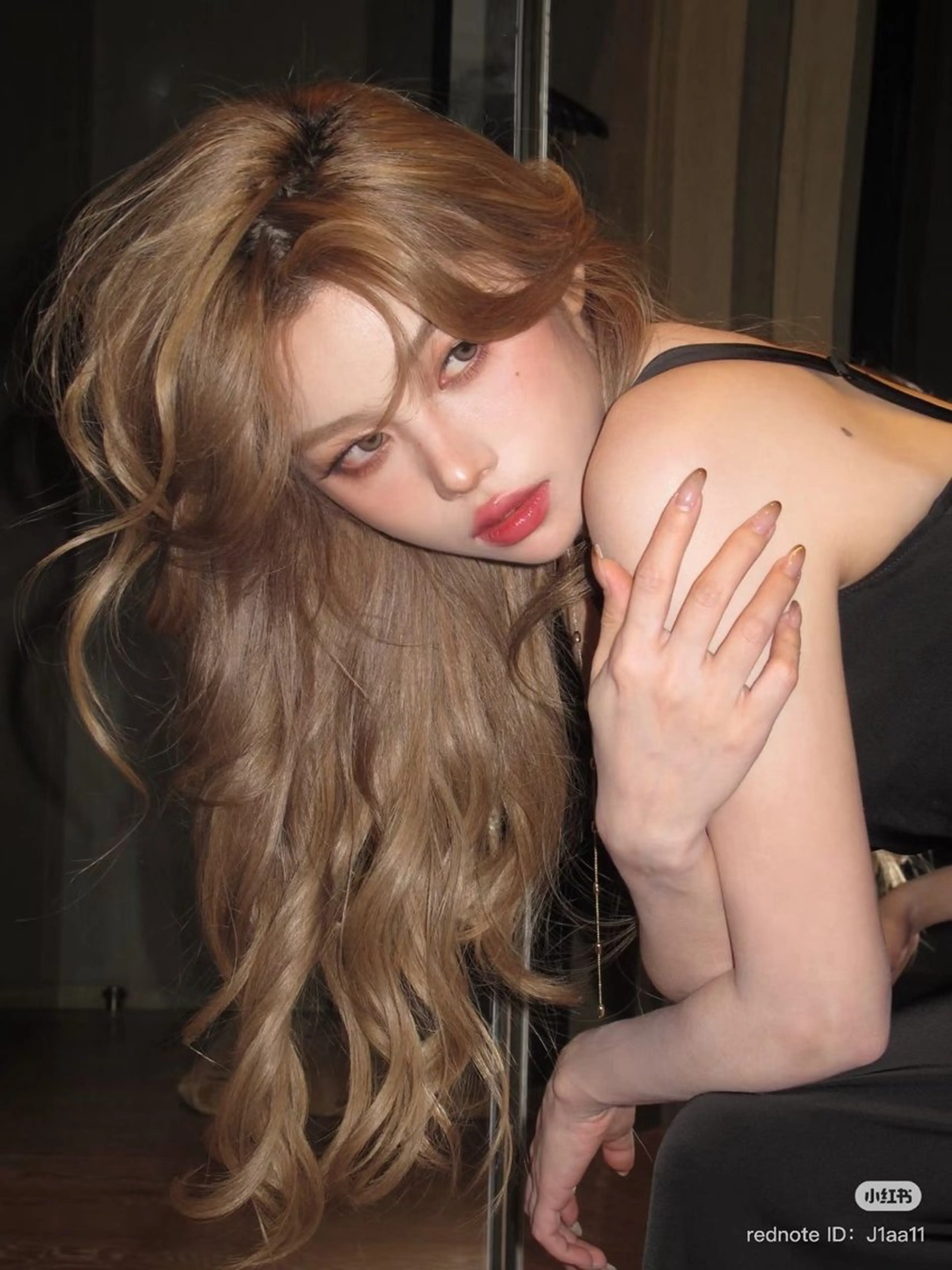 ロング カラー ベージュカラー ダブルカラー ヘアカラー 🇺🇸海外デザイン iCON TOKYOのヘアスタイル