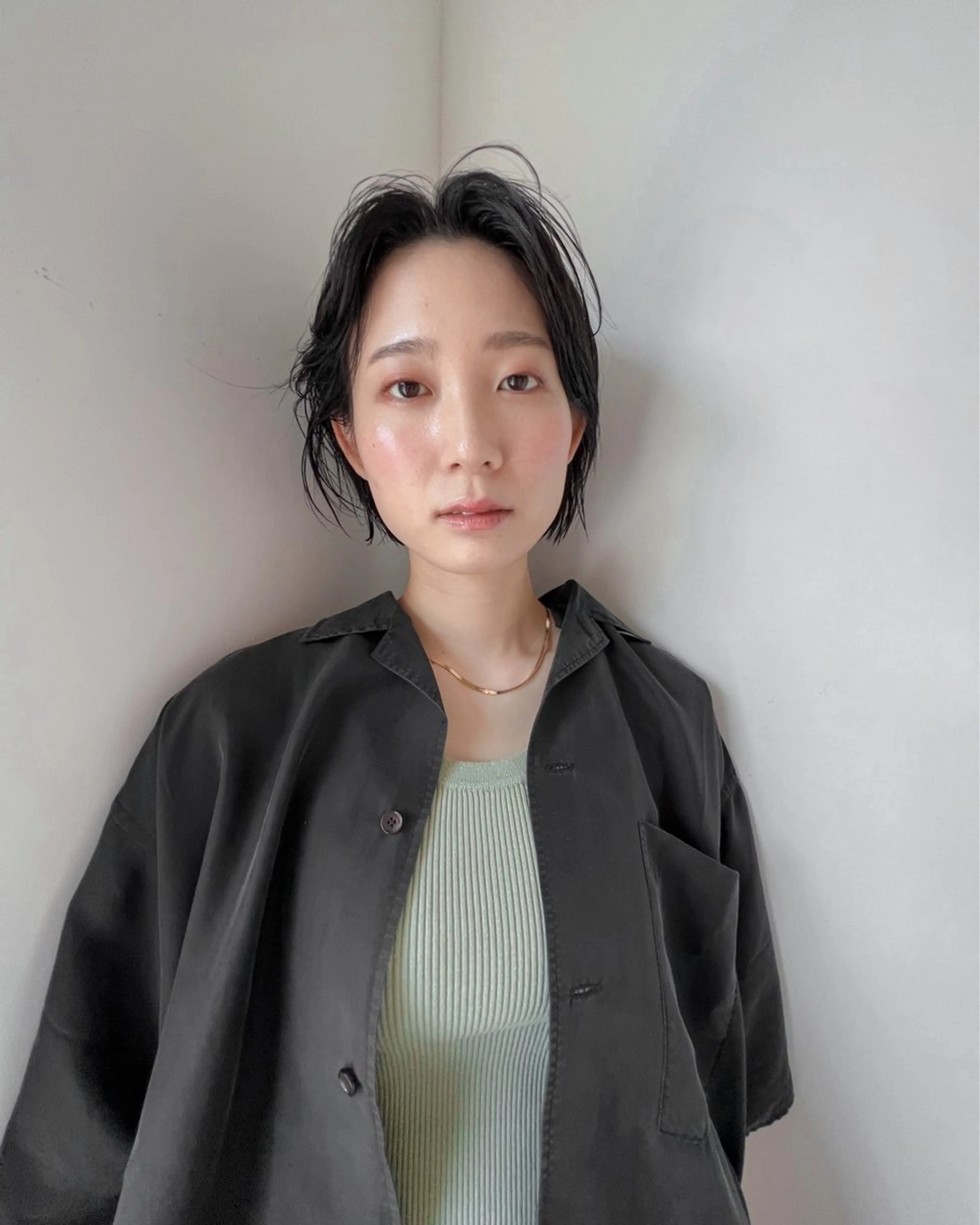 ショート カラー カット ヘアカラー トリートメント ナチュラルに目を惹く デザイン/KOHNOのヘアスタイル