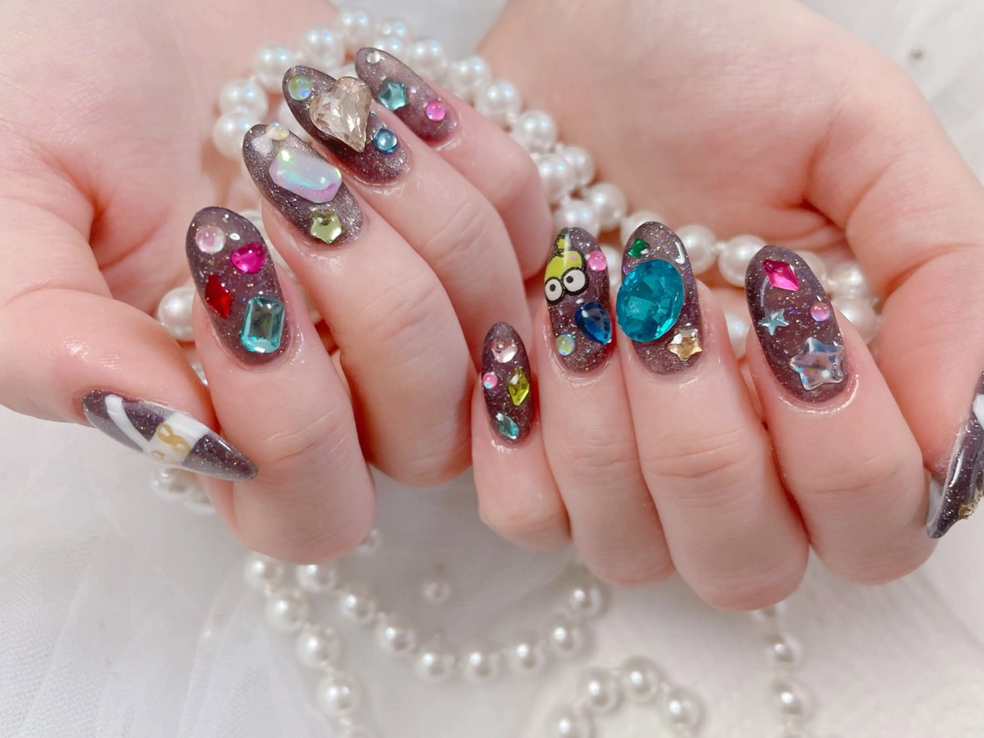 ネイル ハンドネイル ネイルサロンエクラ 🫧Shizukaのネイルデザイン