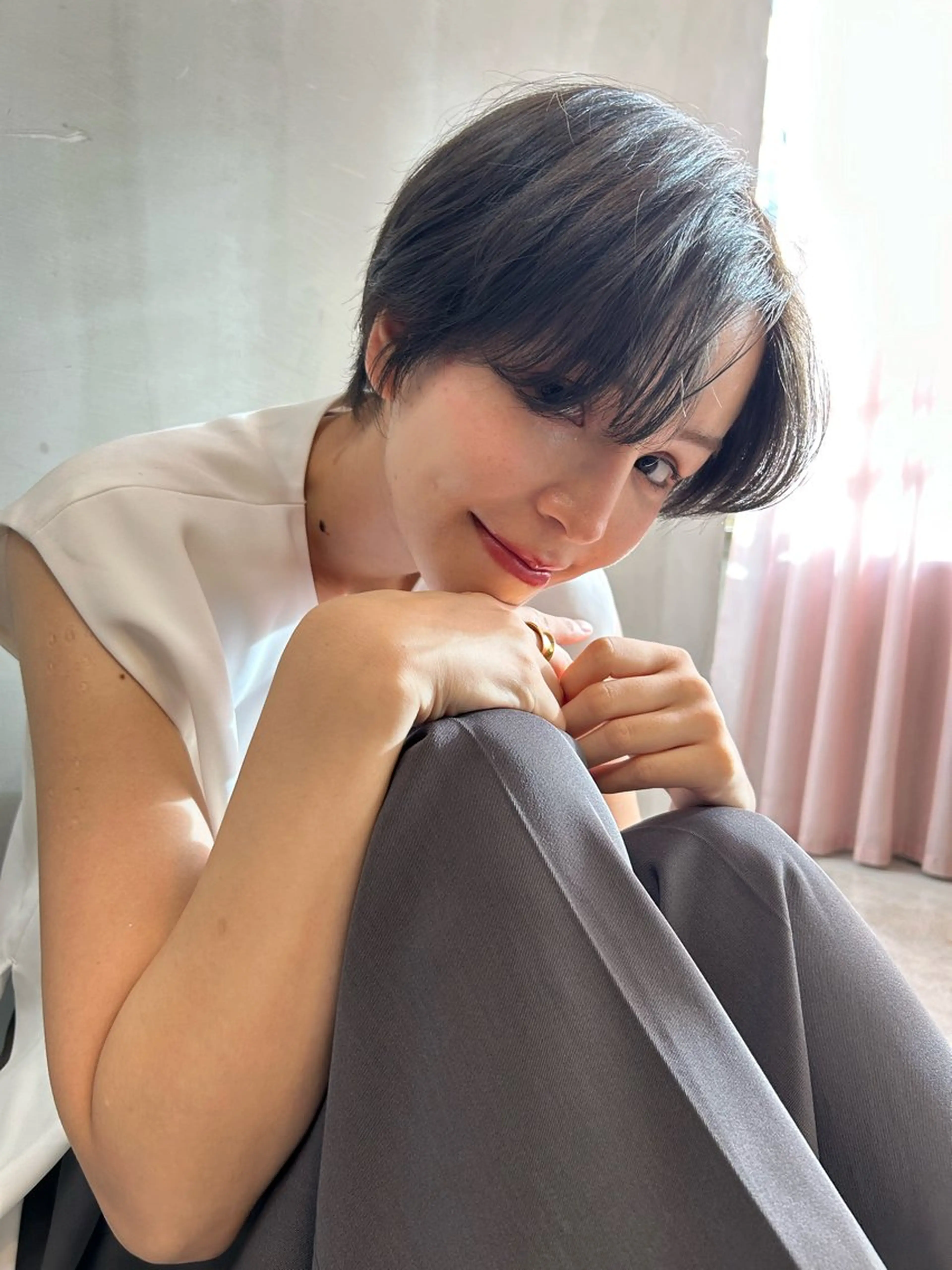 ショート ショート/ボブ/ 心斎橋/宮脇美奈のヘアスタイル