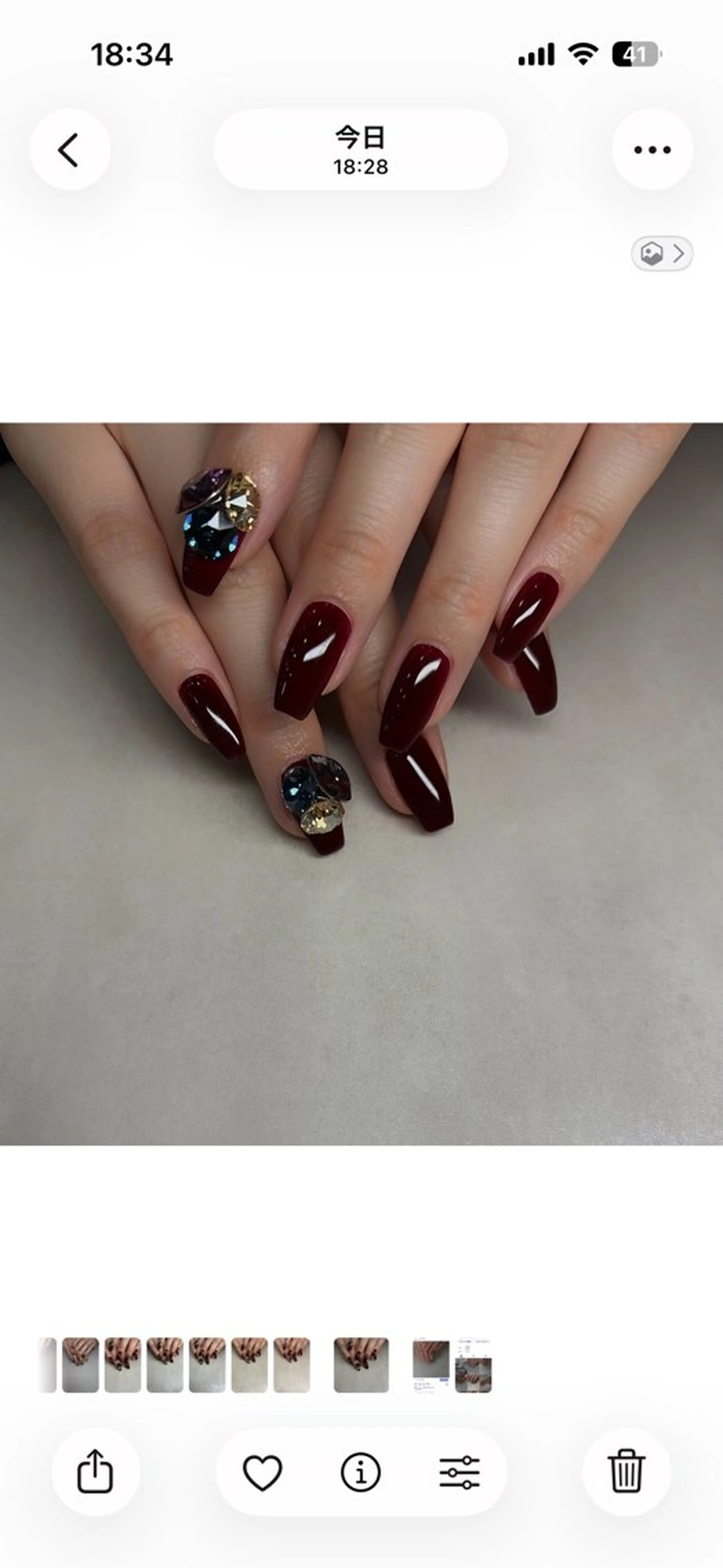 ネイル ワンカラーネイル ハンドネイル K. nailのネイルデザイン