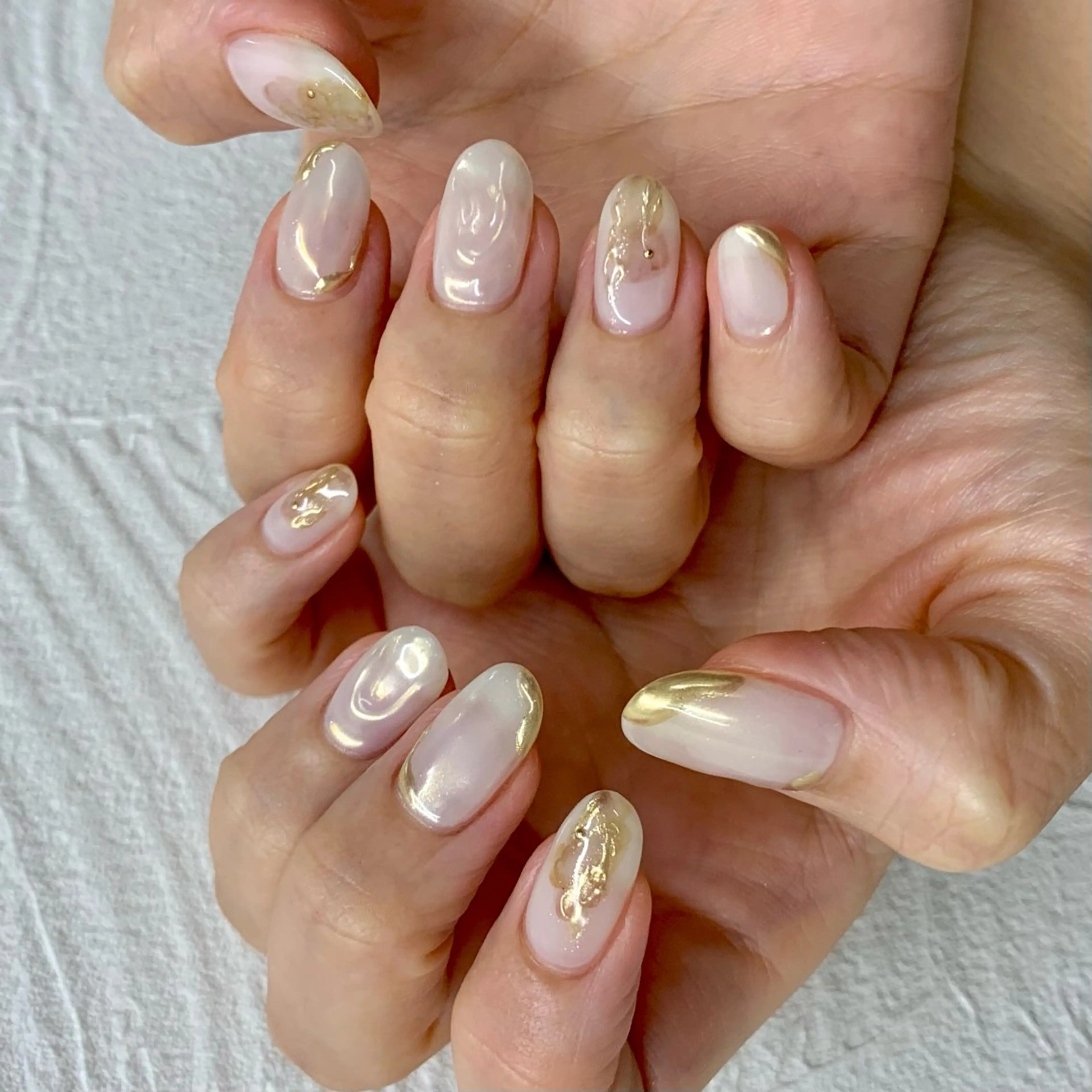 ネイル ハンドネイル 新宿ニュアンスネイル makotoのネイルデザイン