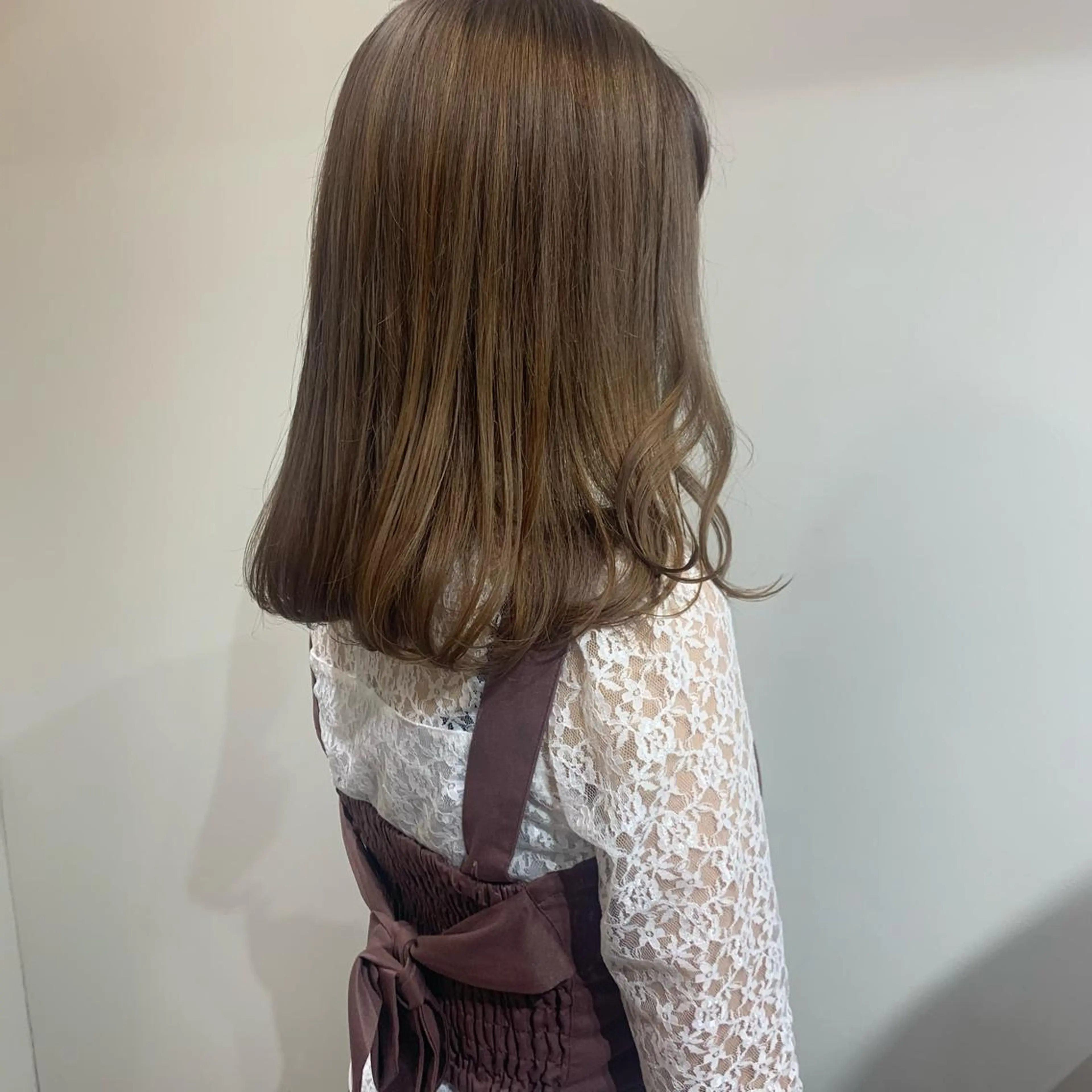 🧸透明感たっぷりダブルカラー🧸&小顔カット&7種トリートメント❤︎ケアブリーチ・イルミナカラー使用の写真