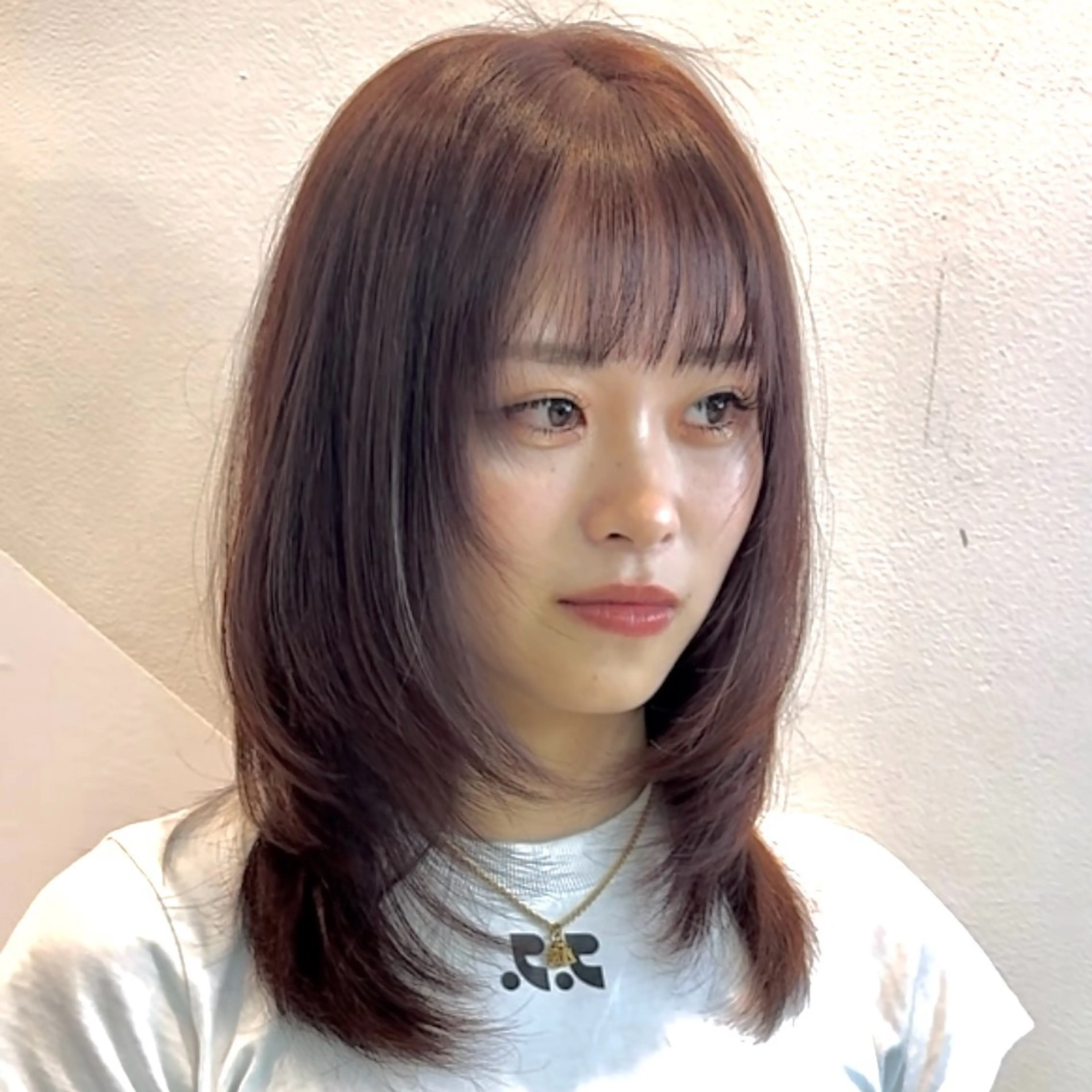 【撮影モデル】ミディアムレイヤー✨カット+髪質改善トリートメント※補足説明読んでください！⭐️画像のようなスタイル⭐️の写真