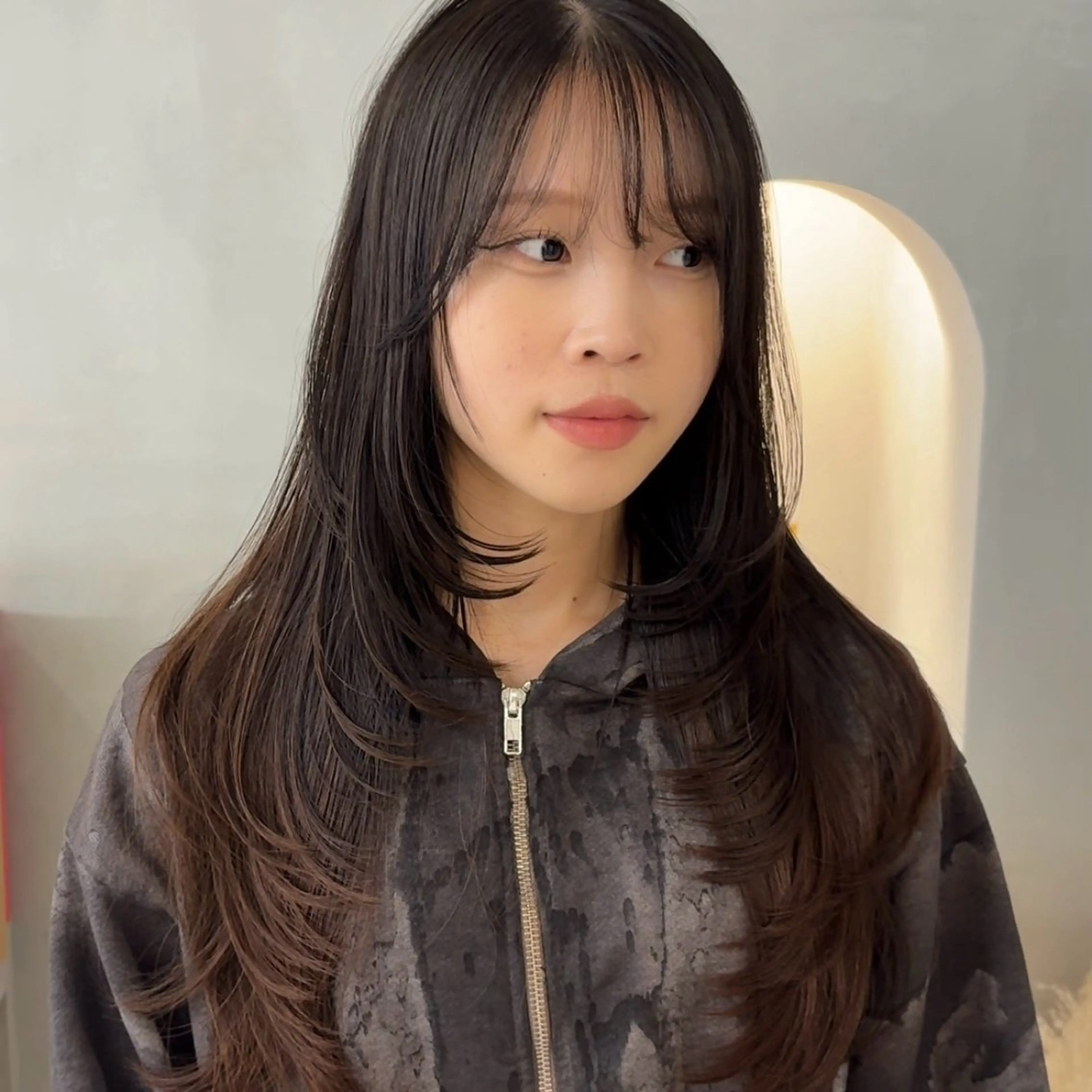 ロング カット トリートメント 💖韓国風💖 レイヤー/LISAのヘアスタイル