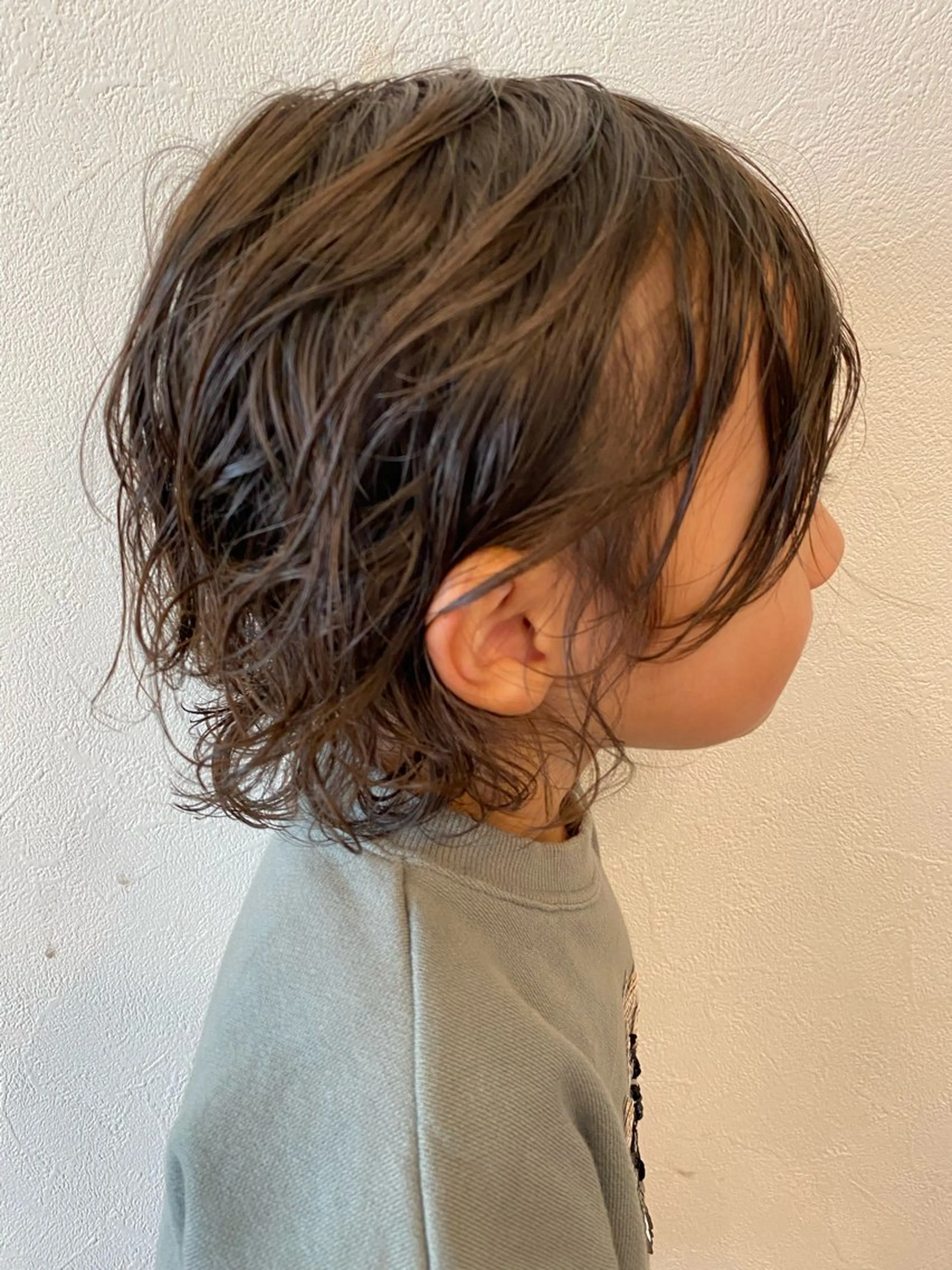 パーマ キッズ 小松 真唯子のヘアスタイル