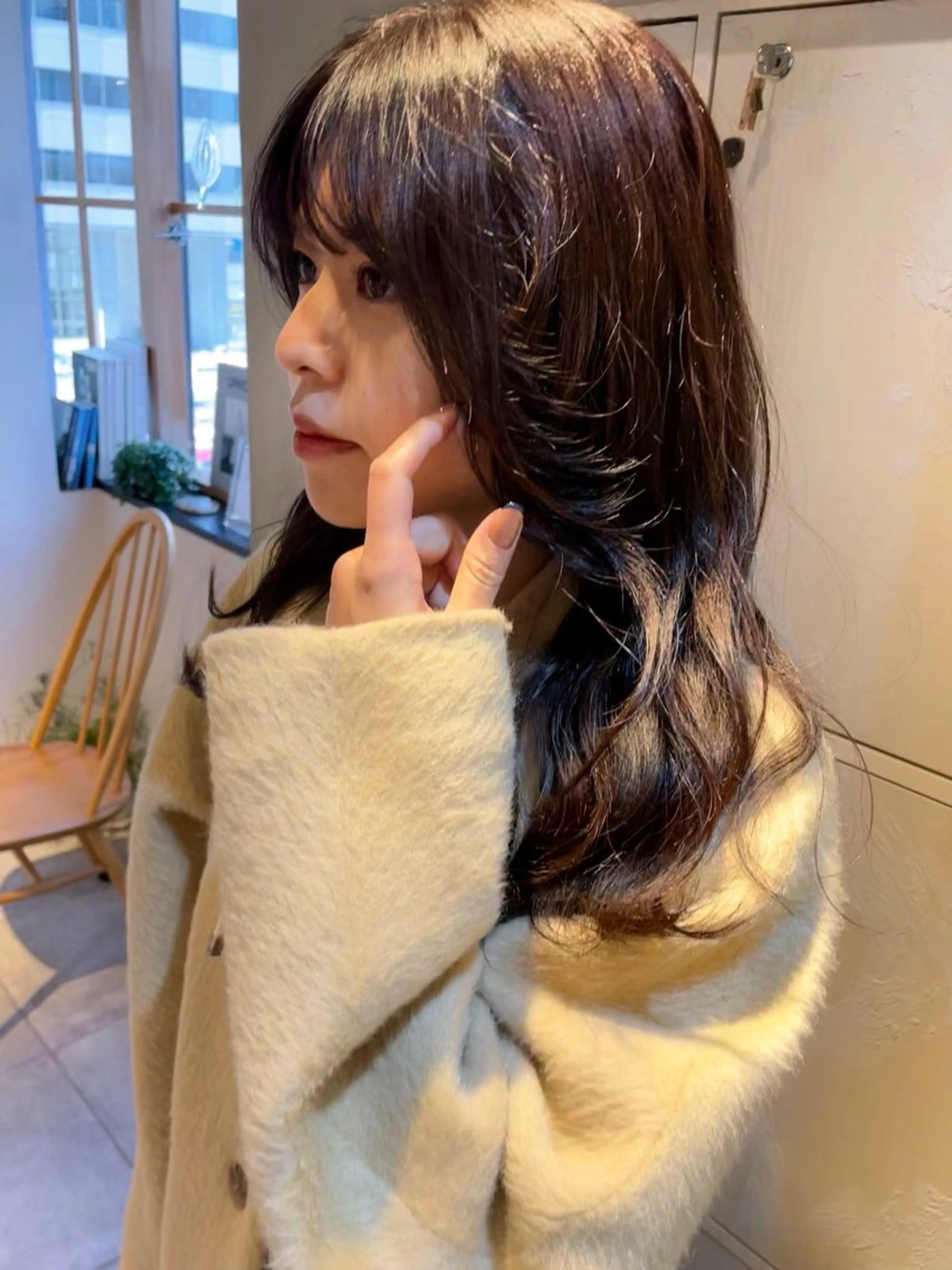 ロング カラー rena/伏見/ 似合わせカット⸝⋆のヘアスタイル