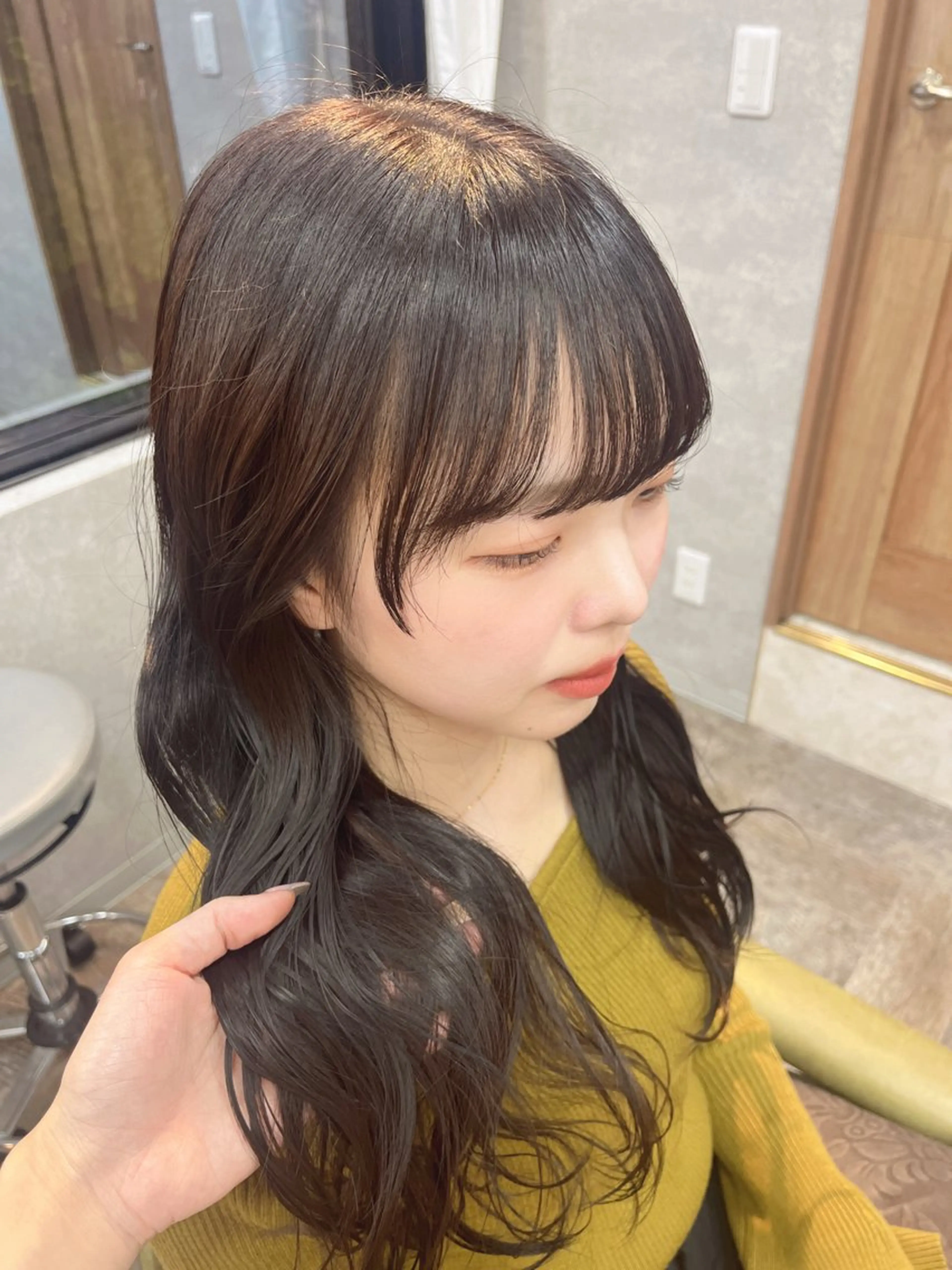 ロング カラー ヘアアレンジ sweetroom辻堂所属・こと 🐰のヘアスタイル