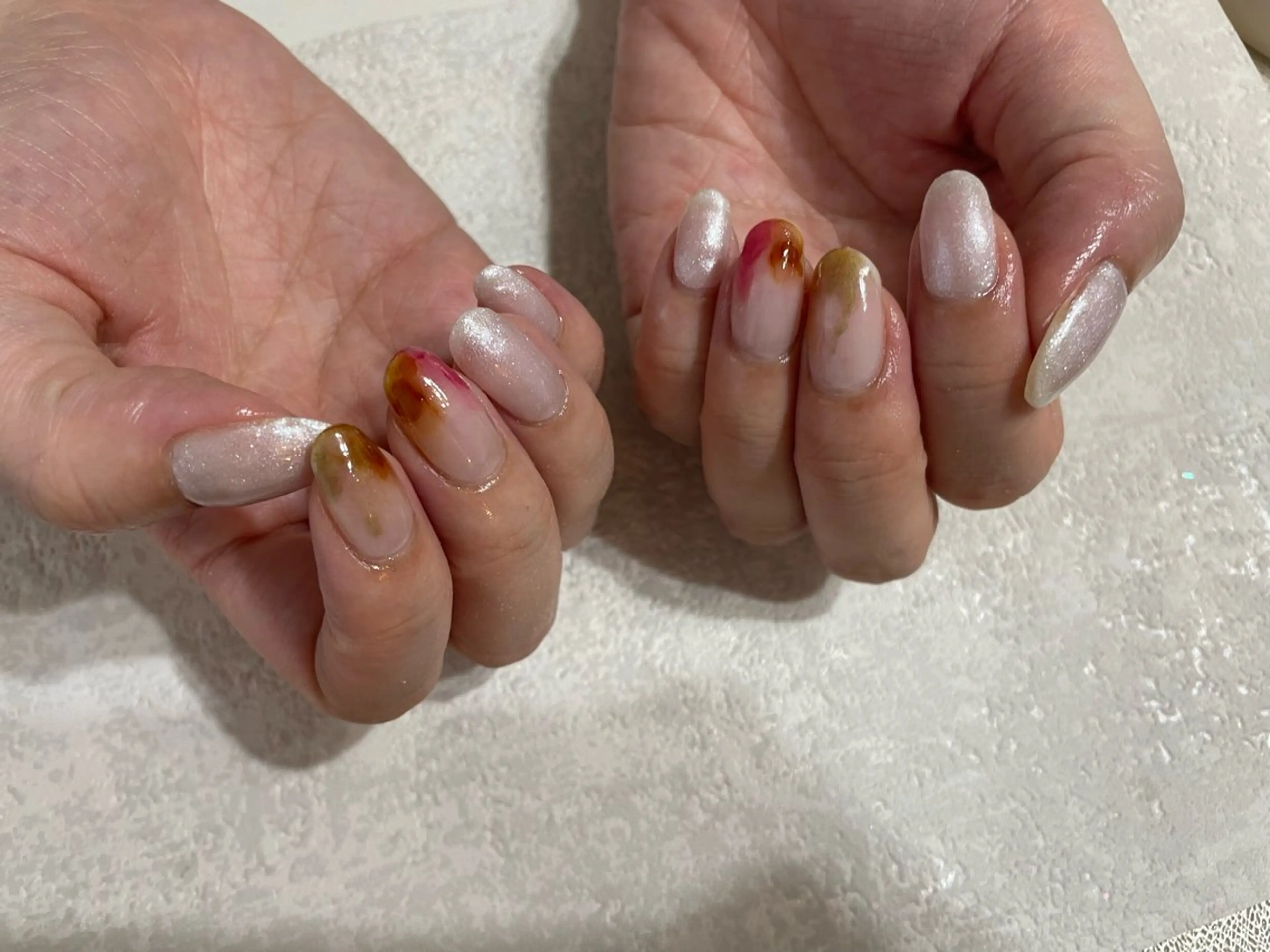 ネイル ジェルネイル メンズネイル パラジェル 春ネイル ワンホンネイル ハンドネイル kikinail 溝の口のネイルデザイン