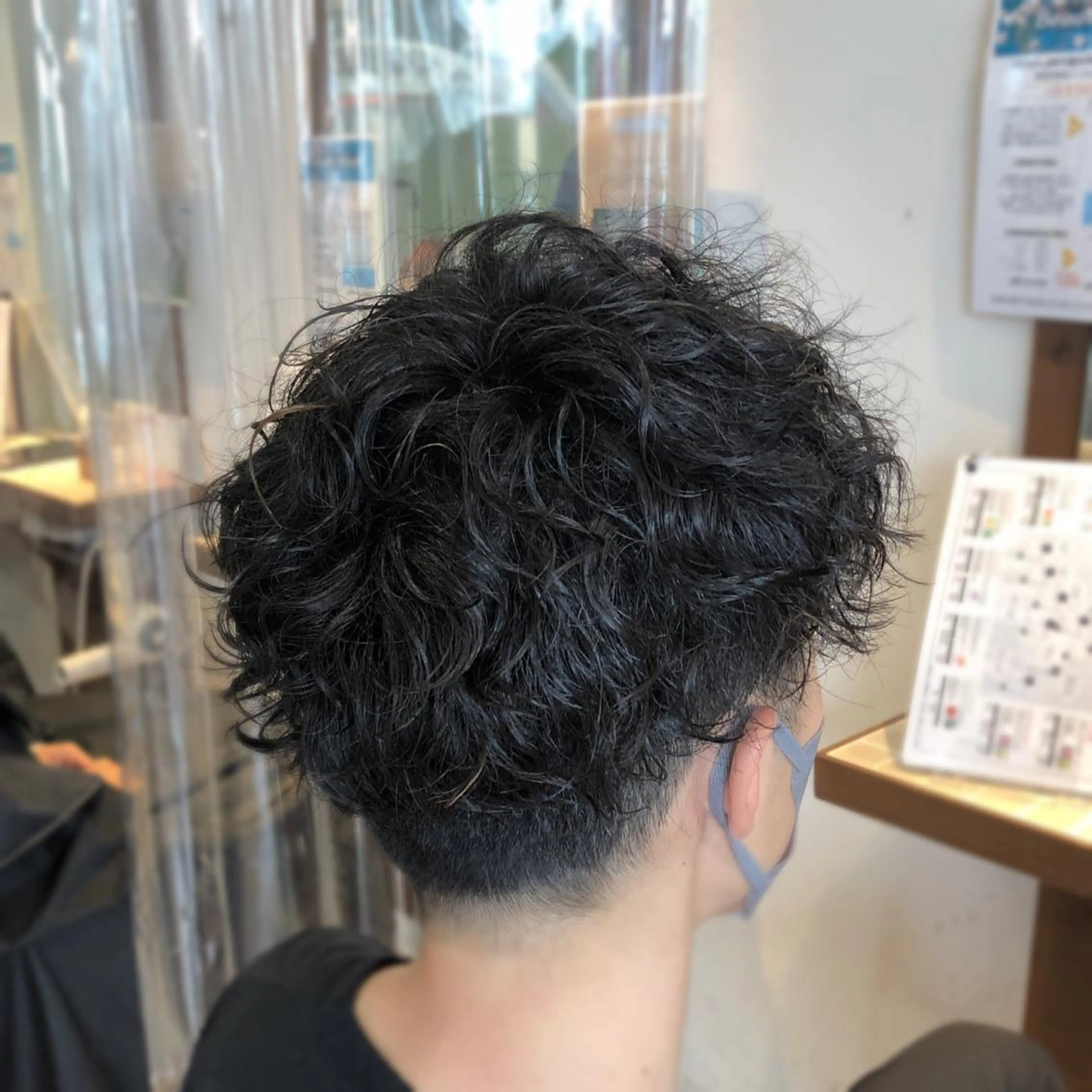 似合わせメンズカット✂️＆ツイストパーマ🟠の写真