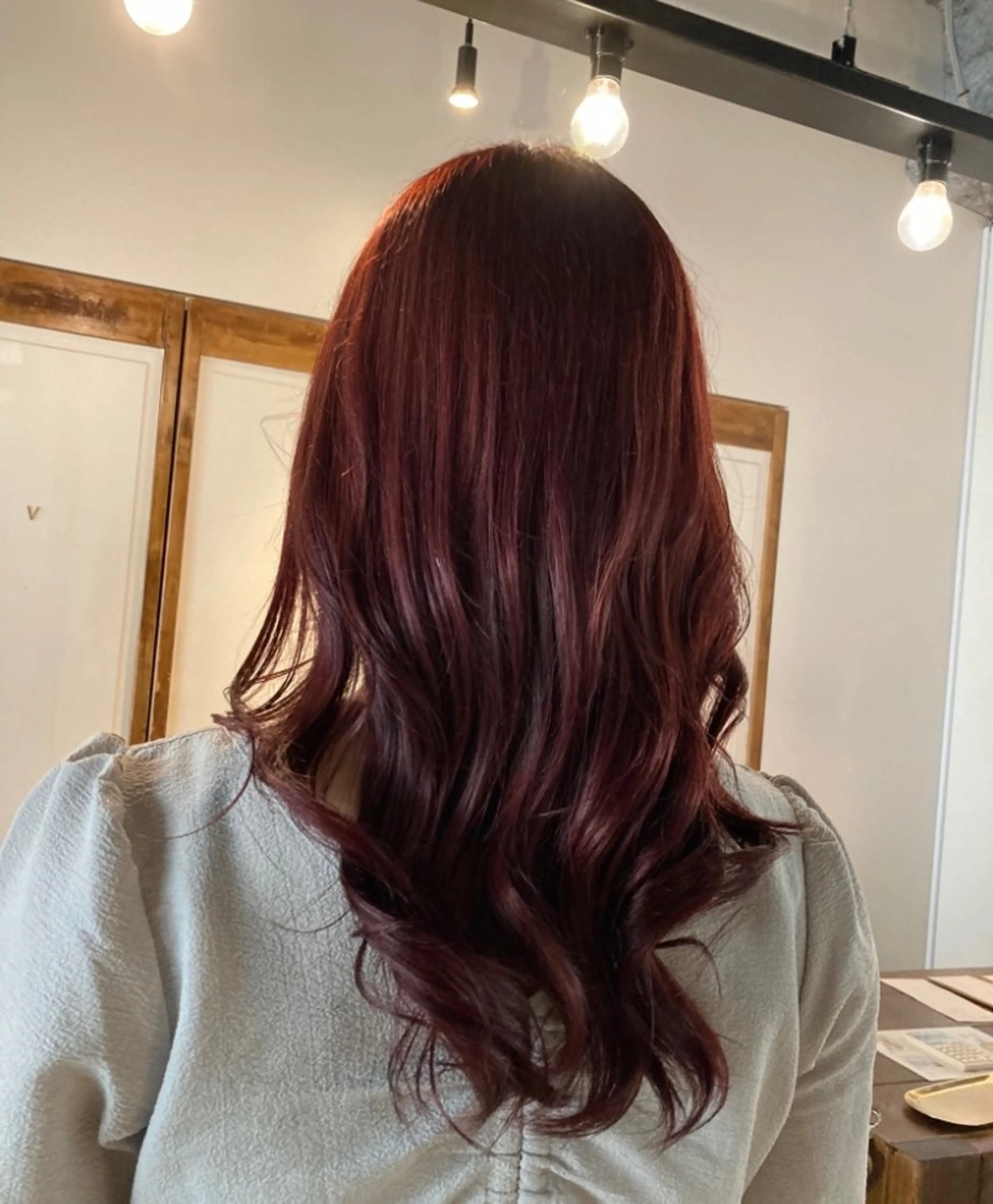 ミディアム カラー ヘアカラー 横浜美容室／暖色系 michika🌹のヘアスタイル