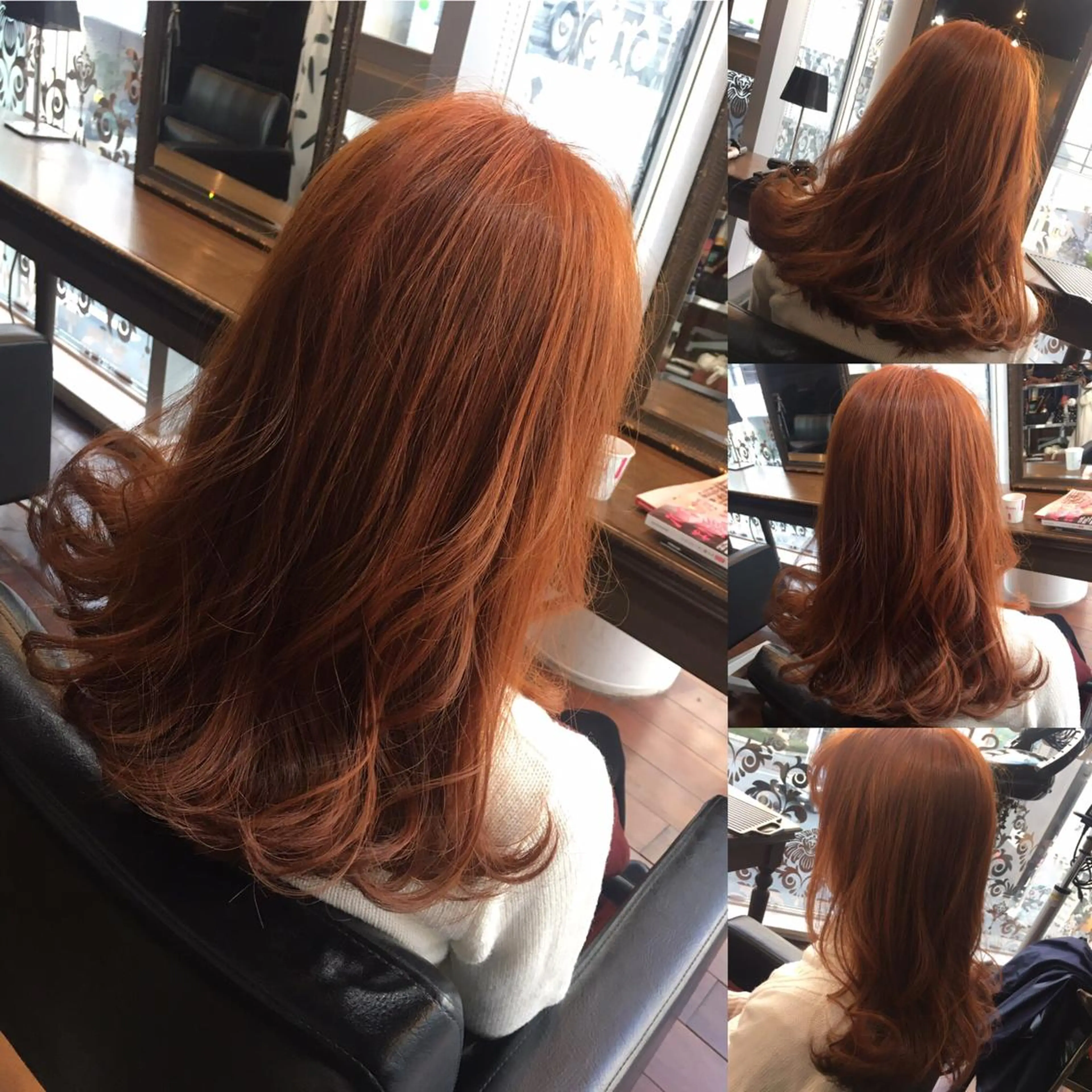 セミロング カラー ヘアカラー トリートメント 吉本 yoshimotoのヘアスタイル