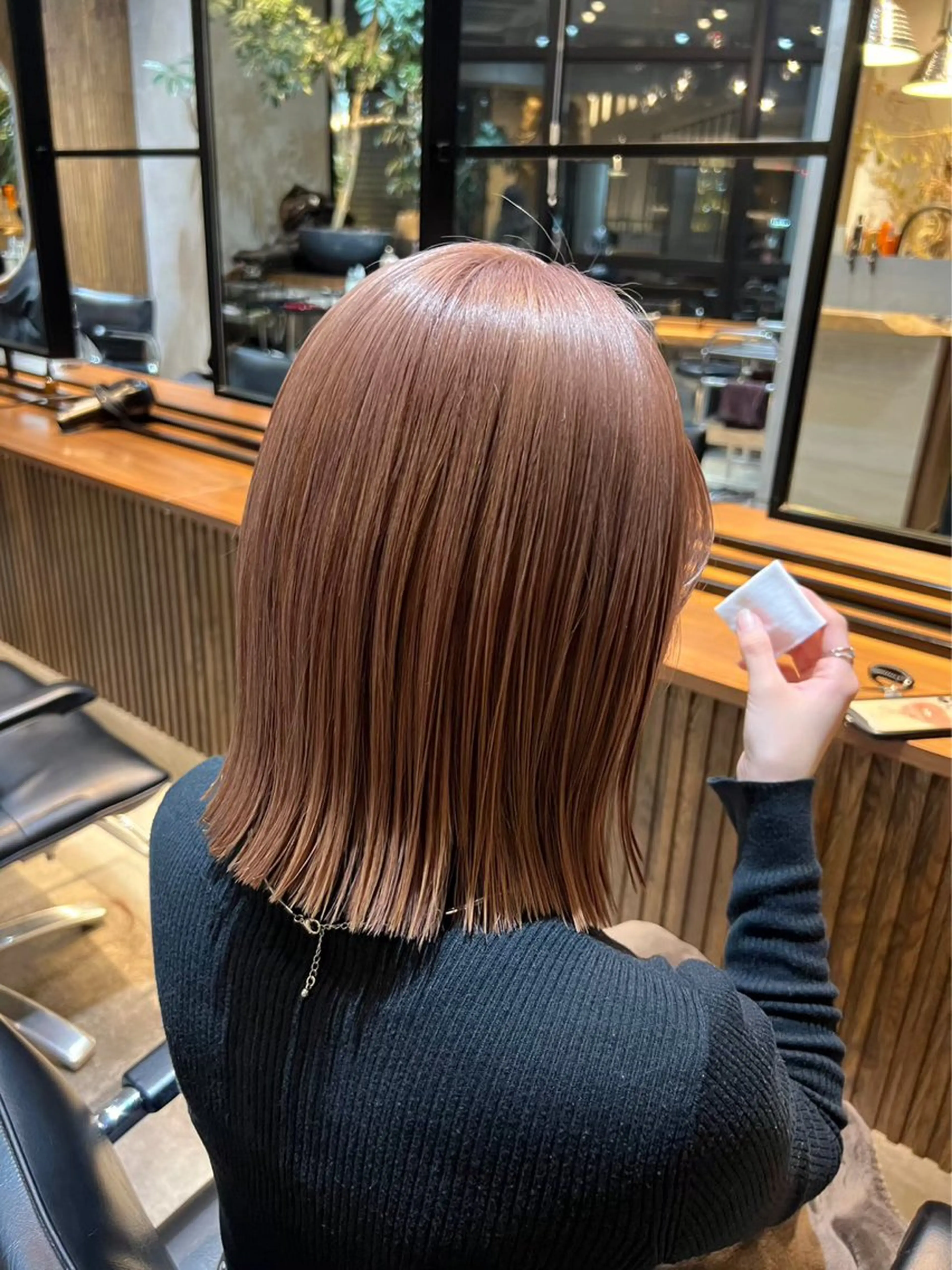 カラー ヘアカラー メンズショート/ピン パーマ/新宿/フウガのヘアスタイル