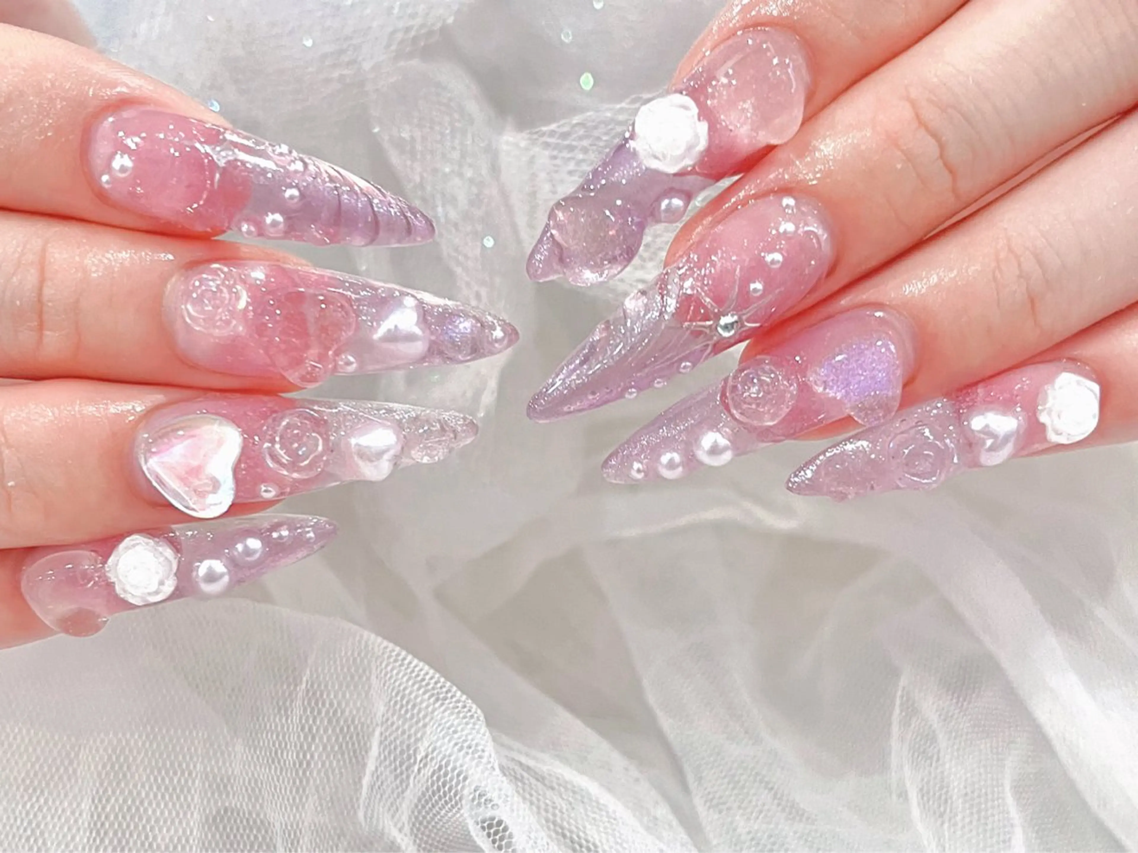 ネイル ハンドネイル Cleo伏見店🌿 Momokaのネイルデザイン