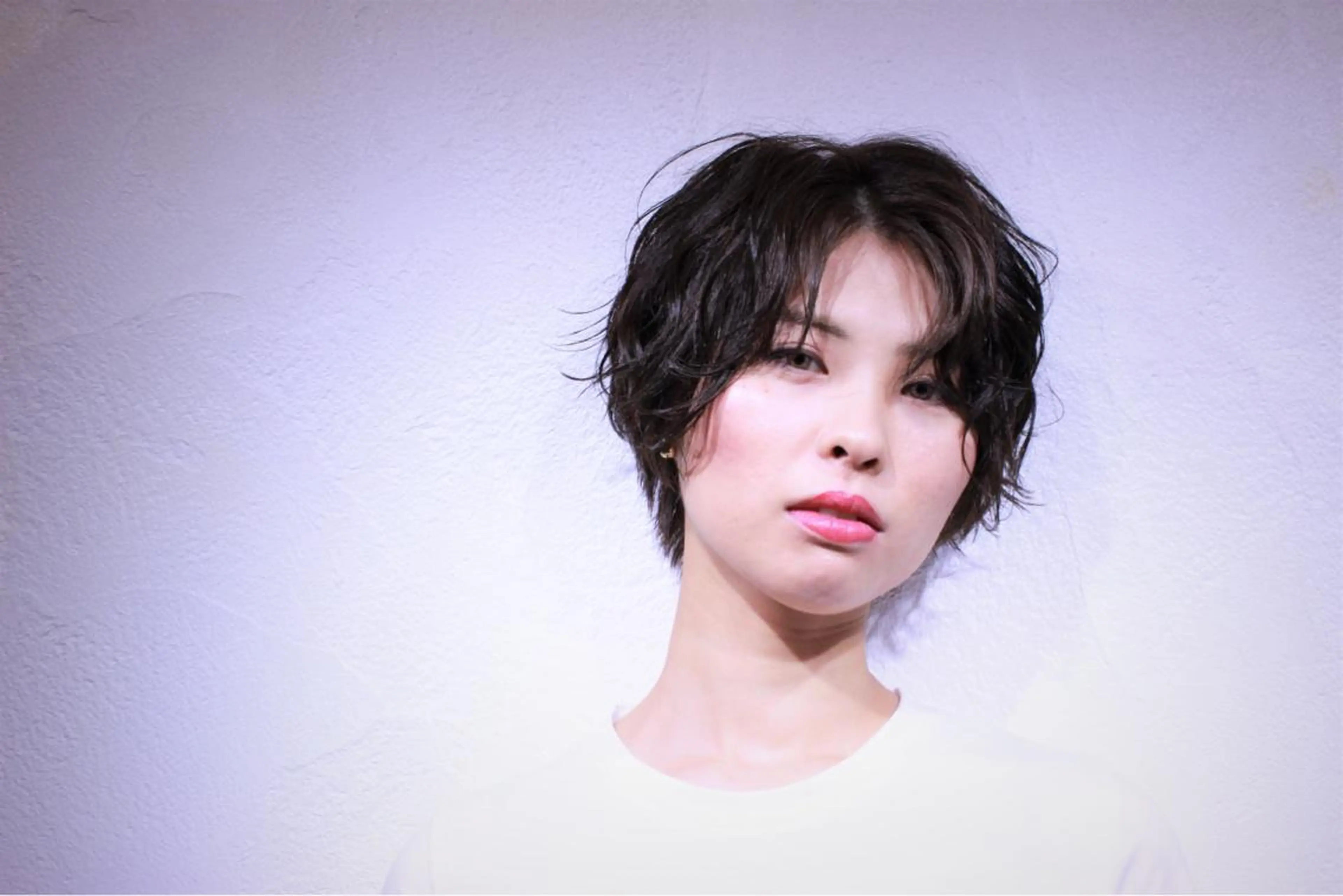 ショート 所渉/韓国レイヤー /ウルフカットのヘアスタイル