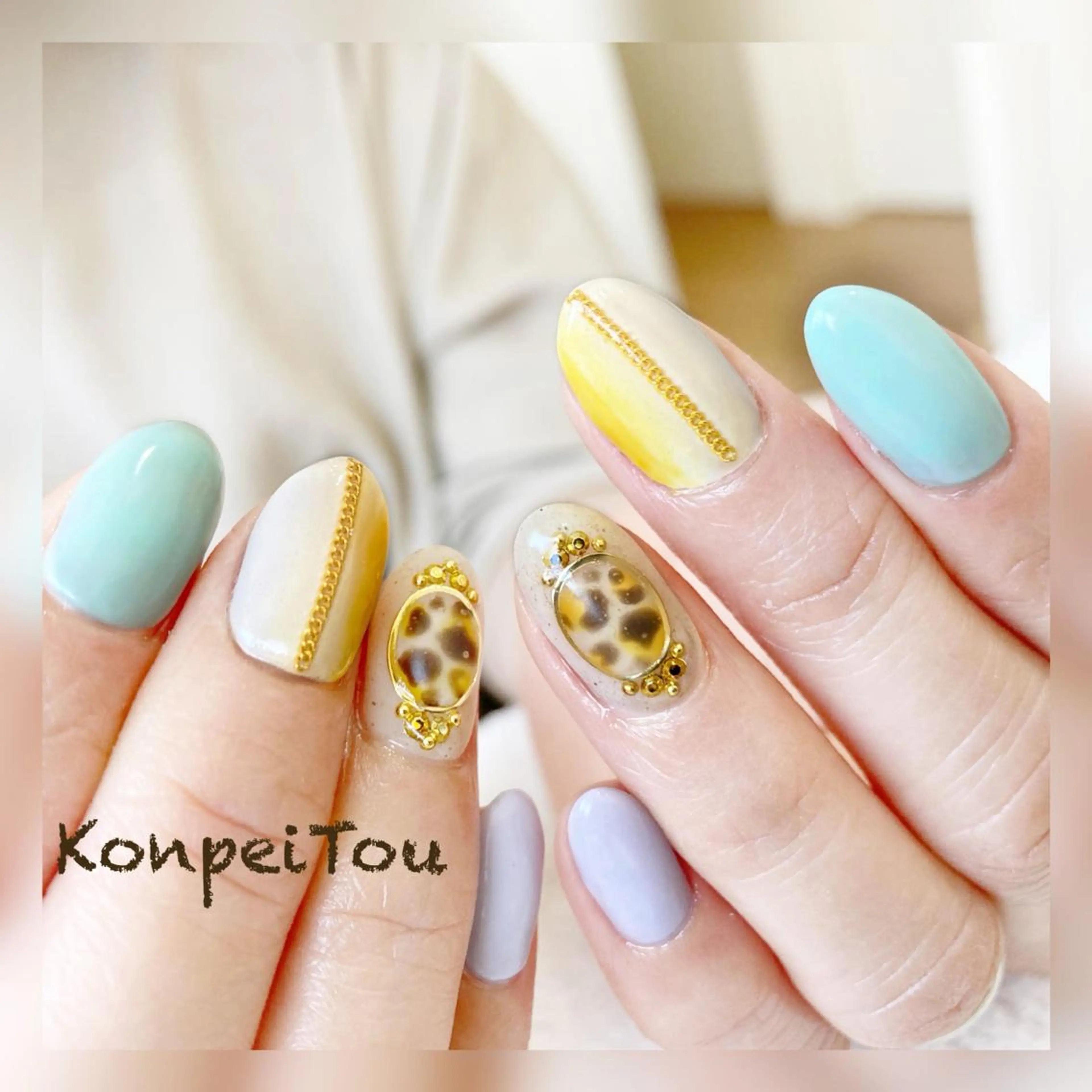 ネイル ハンドネイル おうちのネイルサロン　konpeiTou〜こんぺいとう〜所属・おうちのネイルサロン KonpeiTouのネイルデザイン