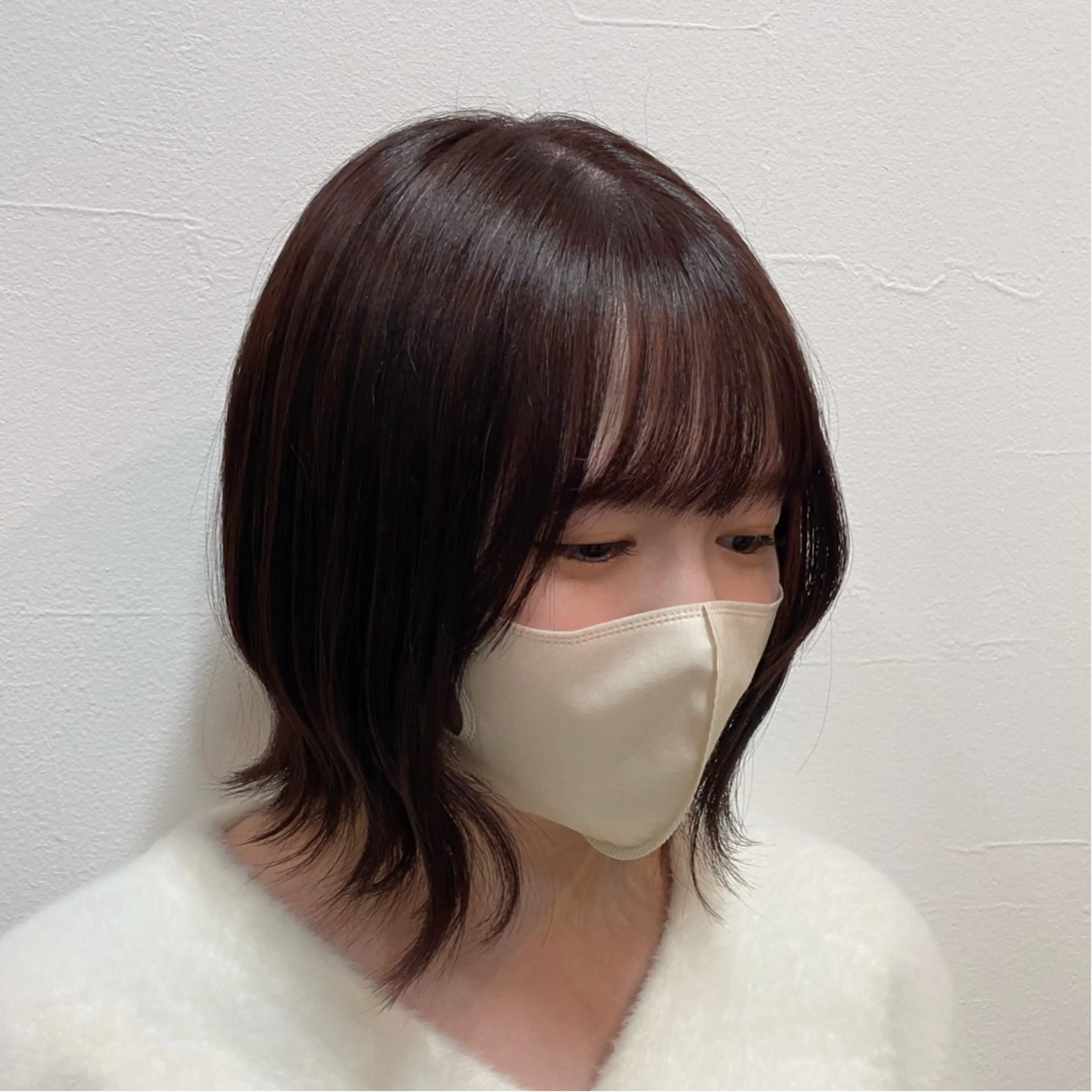 カラー ブラウンカラー ピンクカラー ヘアカラー garou 大通店 畠山紗菜のヘアスタイル