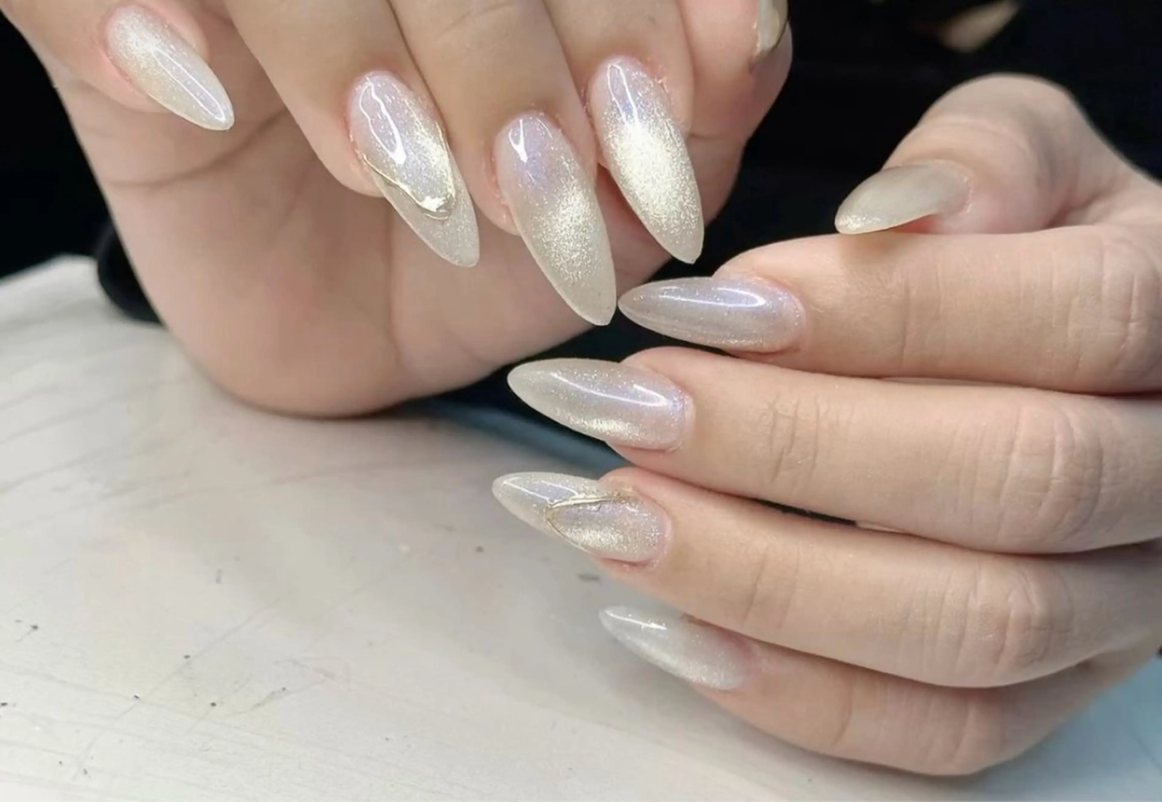 ネイル 韓国ネイル 持ち込み ニュアンスネイル ネイルチップ ハンドネイル TABI ANA.CHUOのネイルデザイン