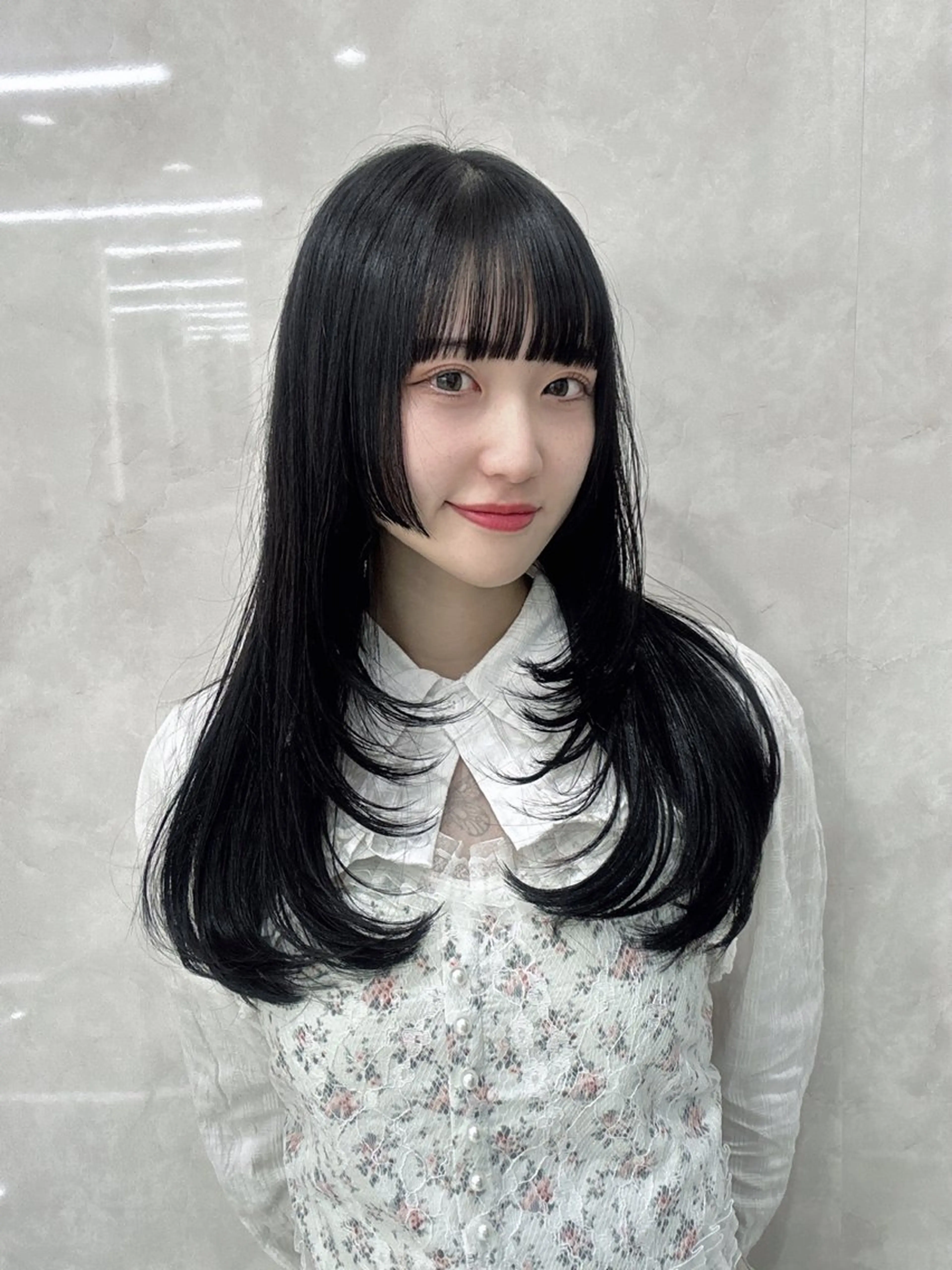 ロング カラー 森田 真由香のヘアスタイル