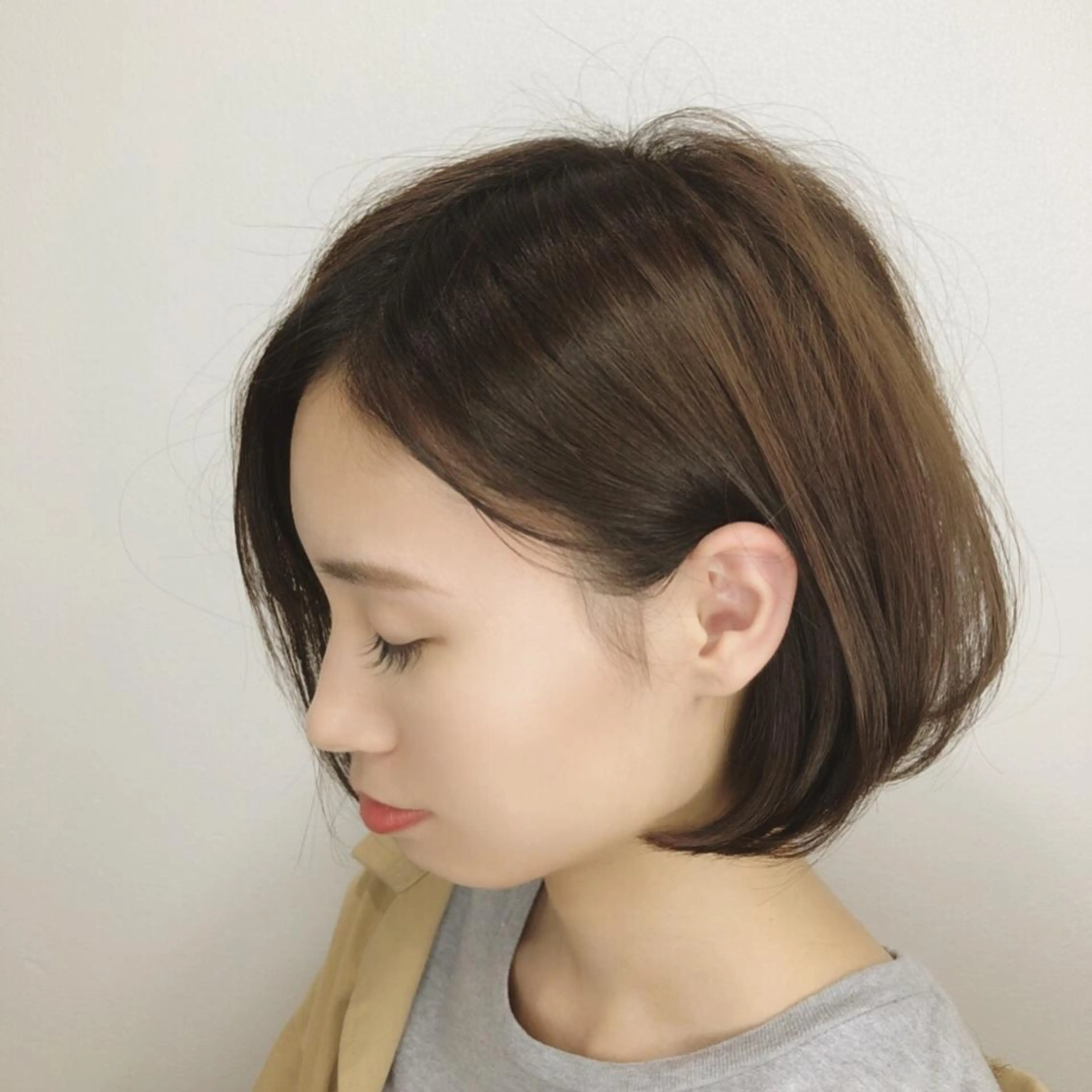 ショート カラー ショートボブ ハンサムショート ボブ ショートヘア 小顔カット カット トリートメント 上田 篤史のヘアスタイル