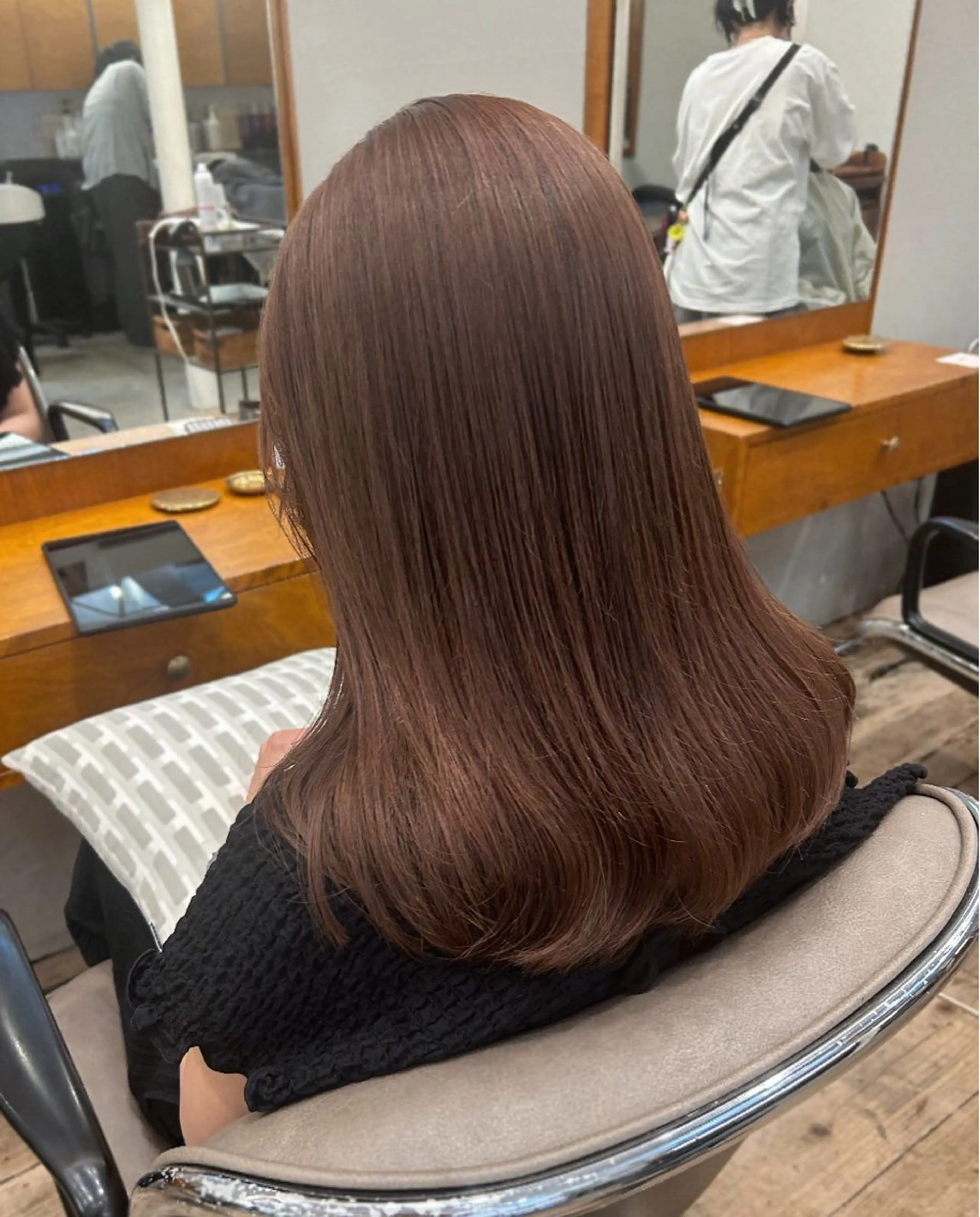 ミディアム カラー 似合わせ透明感カラー ／emiのヘアスタイル