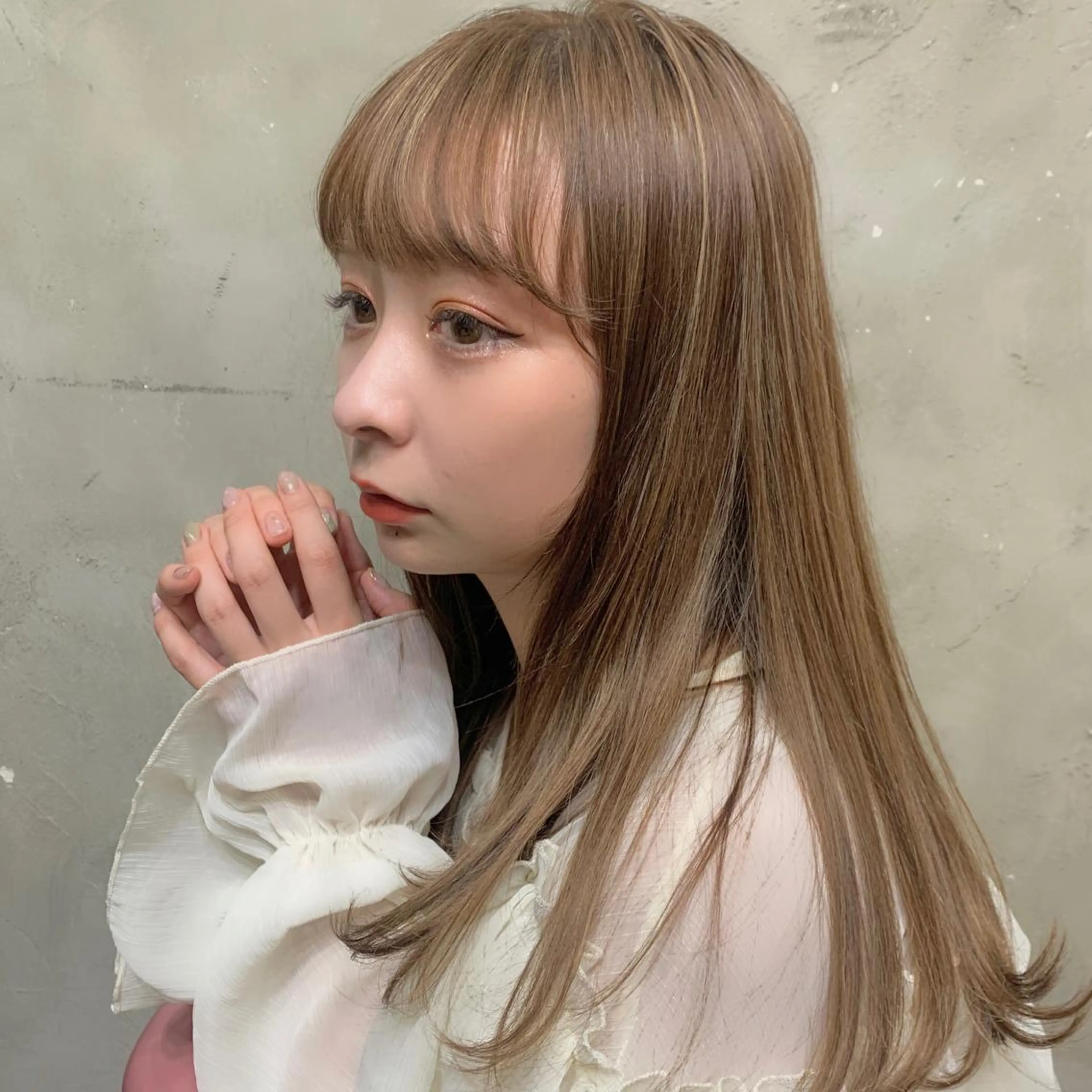 カラートリートメント🌼ブリーチなしのワンカラーで艶感のある髪に✨トリートメントは【オージュアトリートメント】💎の写真