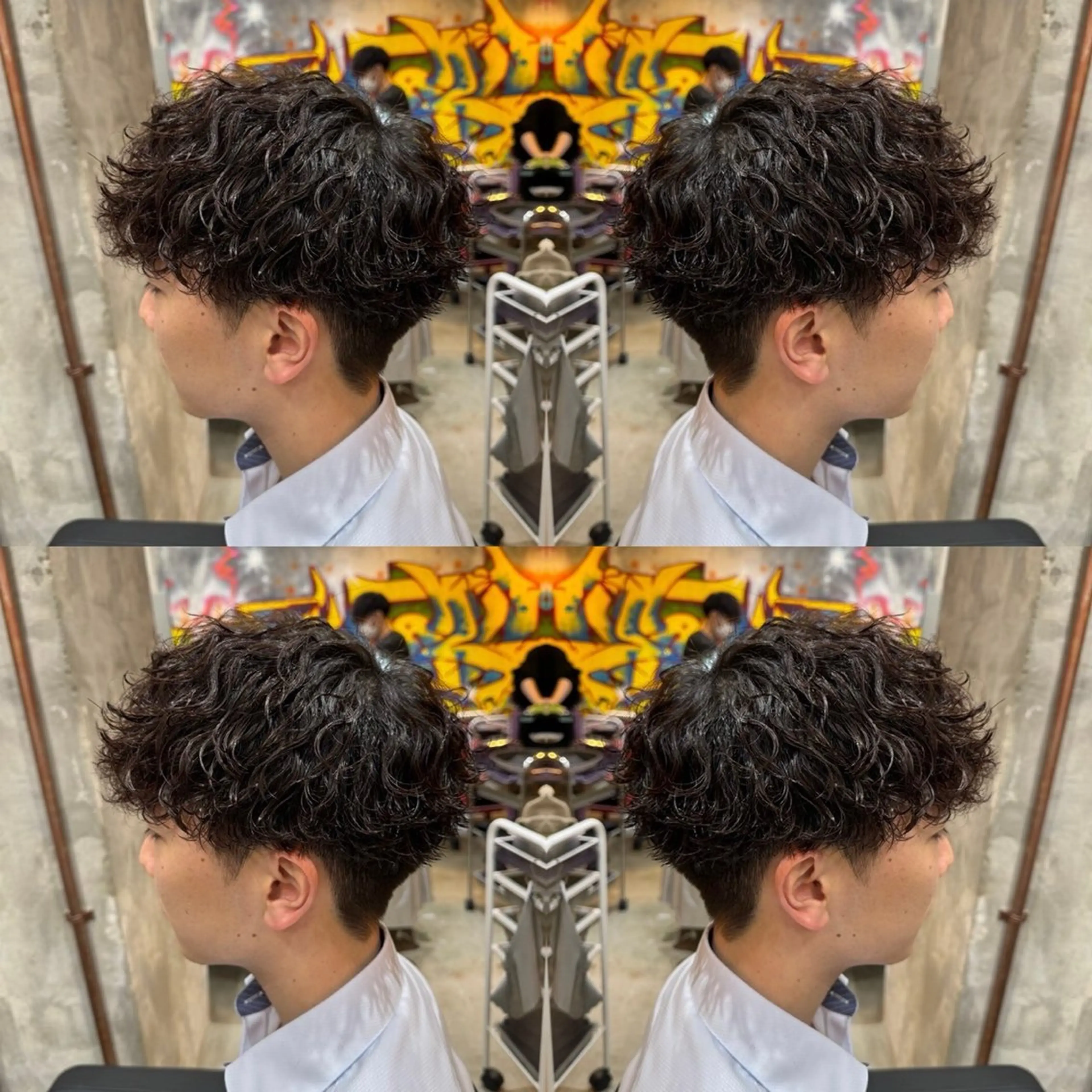 ショート パーマ メンズ 1ｍｍも妥協しない 圧倒的メンズカットのヘアスタイル