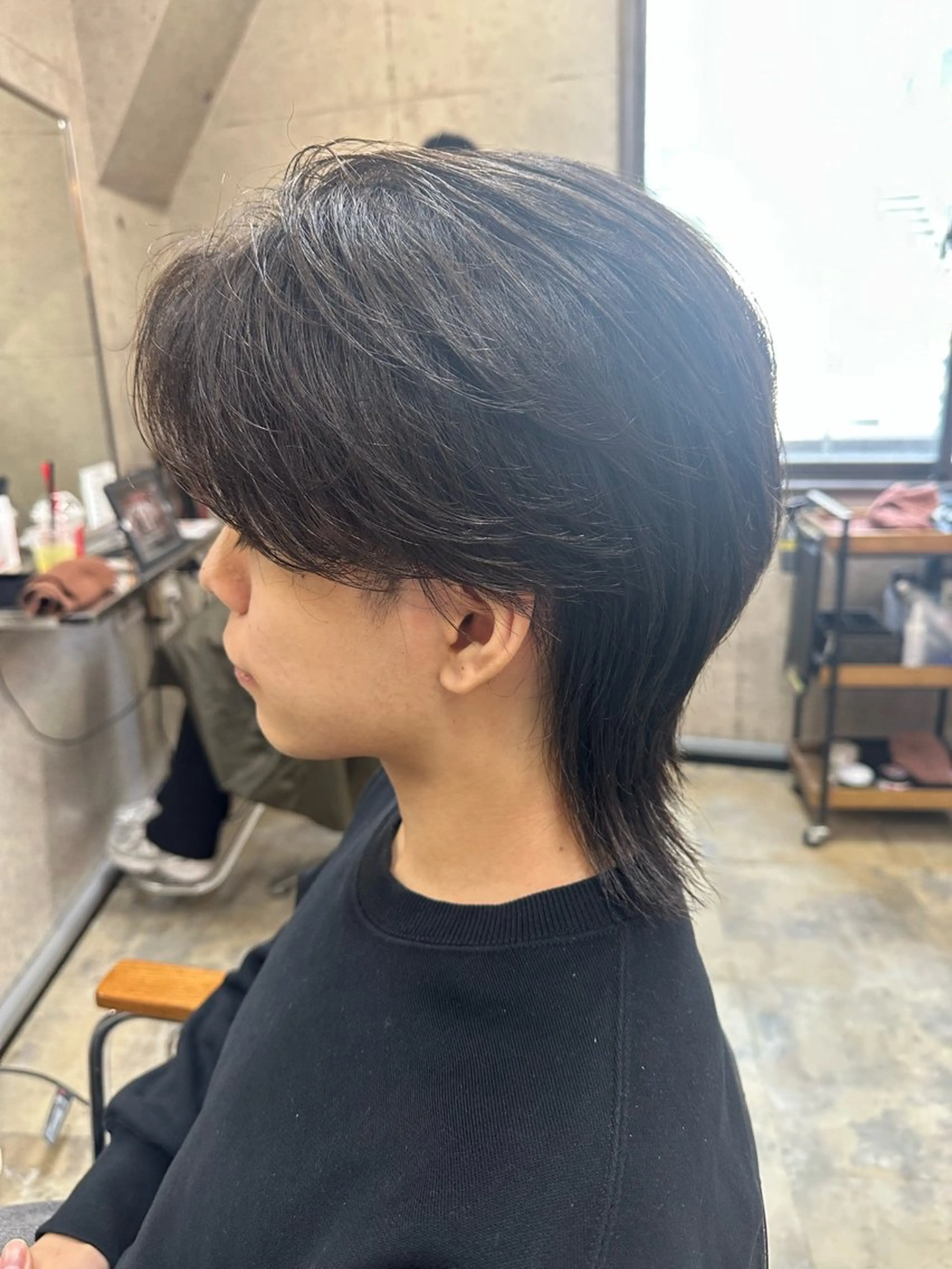 ミディアム メンズ メンズウルフカット ウルフカット カット ヘッドスパ 💎メンズパーマ特化 🥇メンズのプロのヘアスタイル