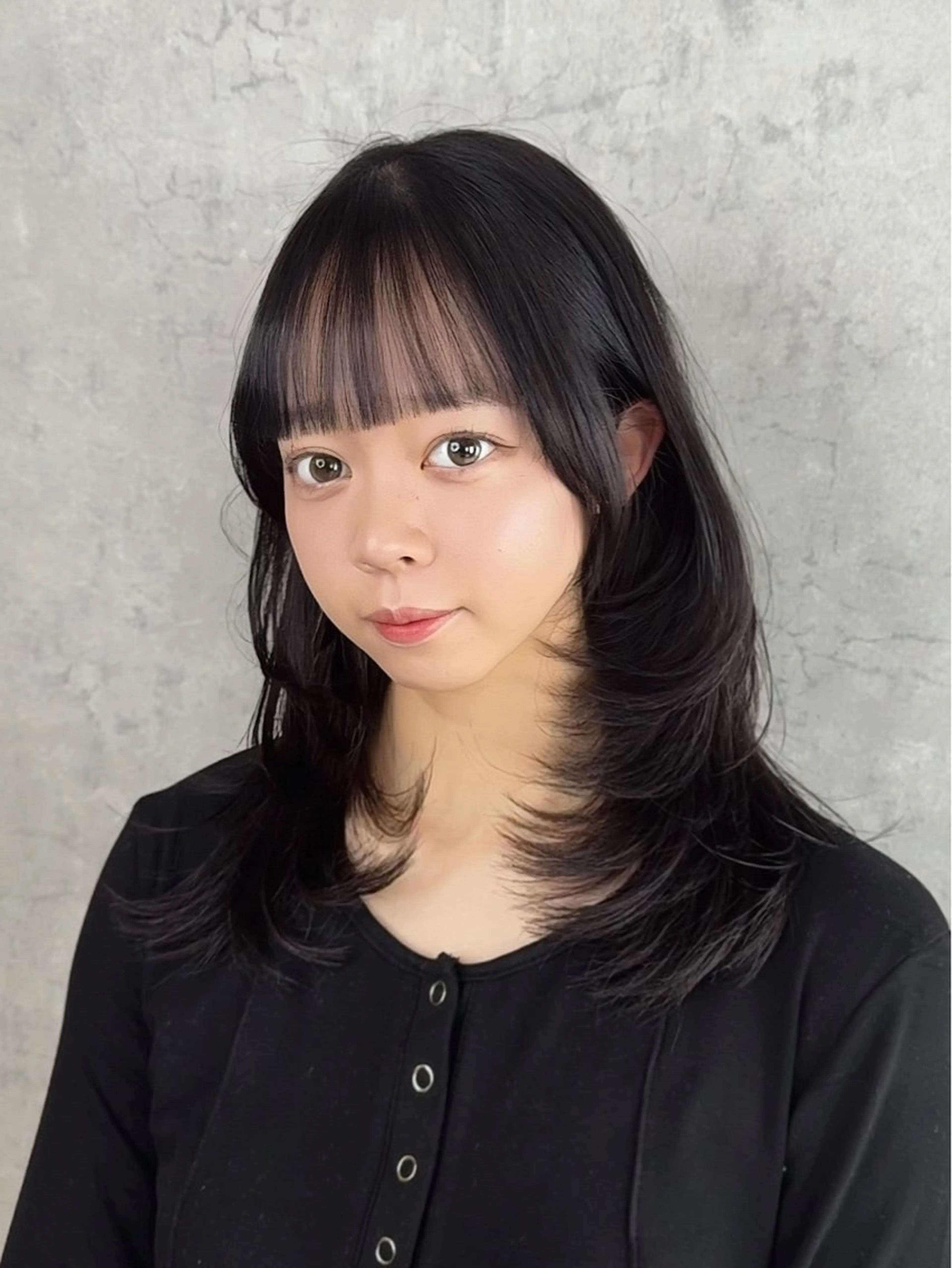 ミディアム カット ヘアカラー トリートメント トレンド韓国ヘア 🇰🇷のんのヘアスタイル