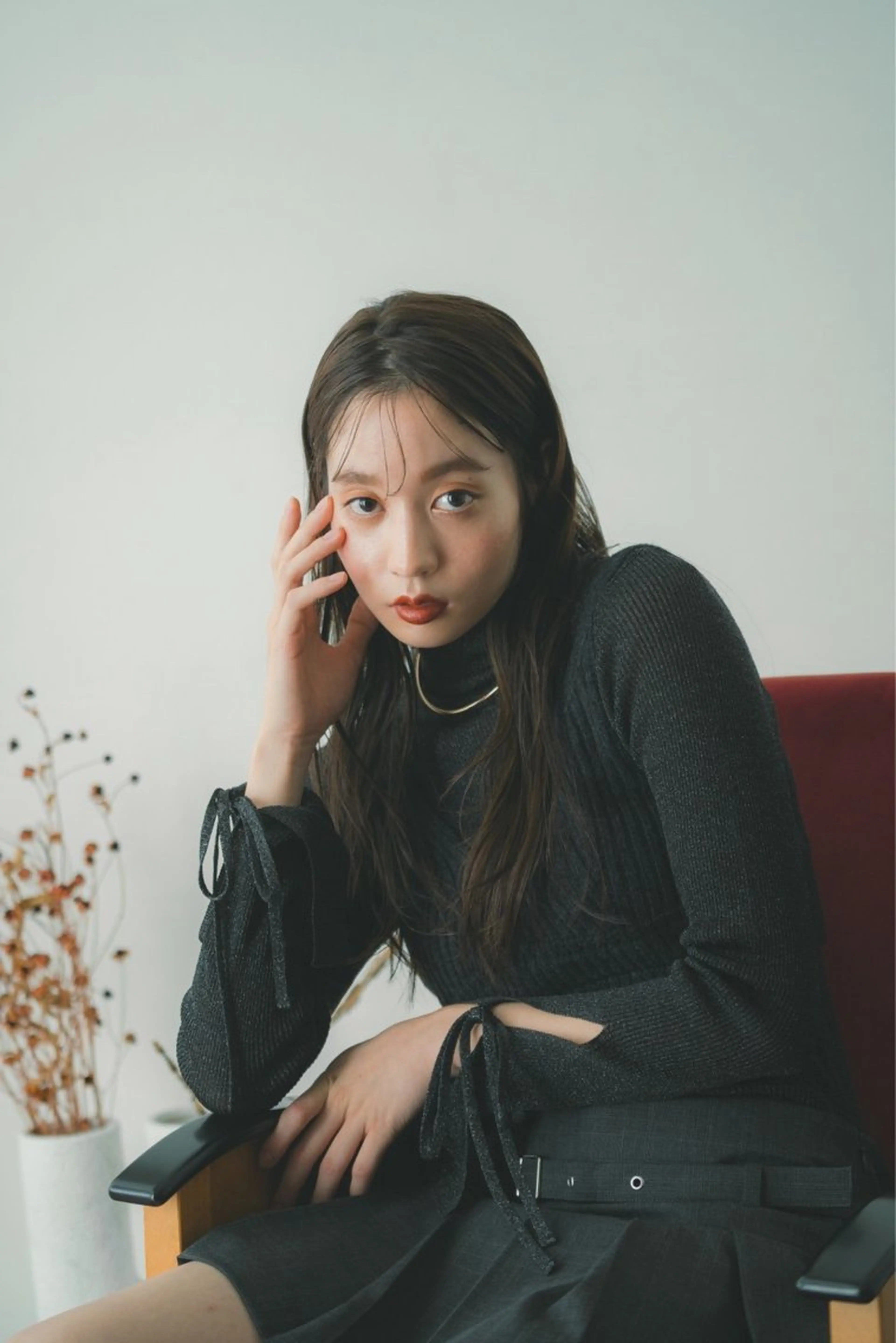 セミロング 縮毛矯正/艶カラー /髪質改善/せいぎのヘアスタイル