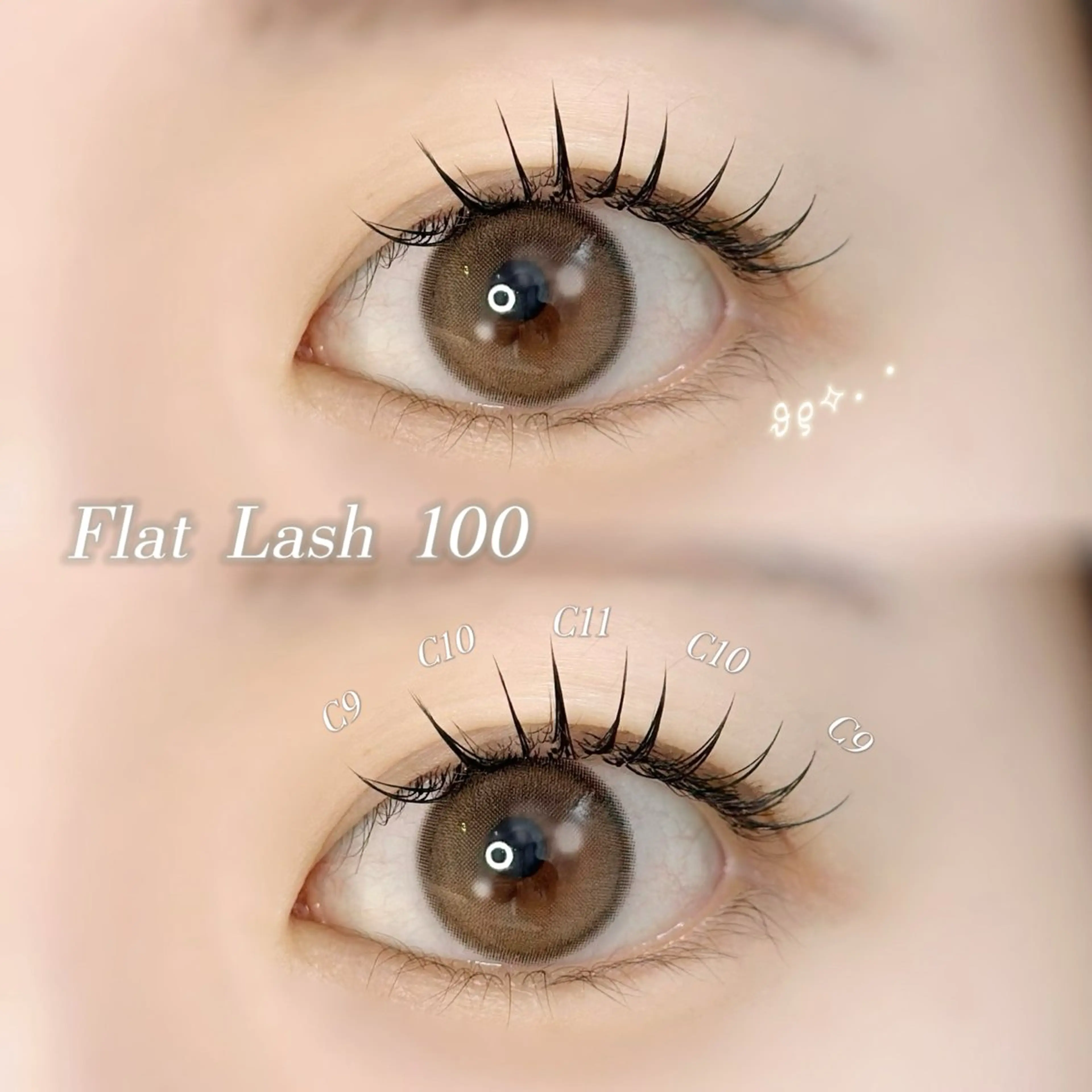 マツエク・マツパ マツエク Kana 🎀🩶のマツエク・マツパデザイン