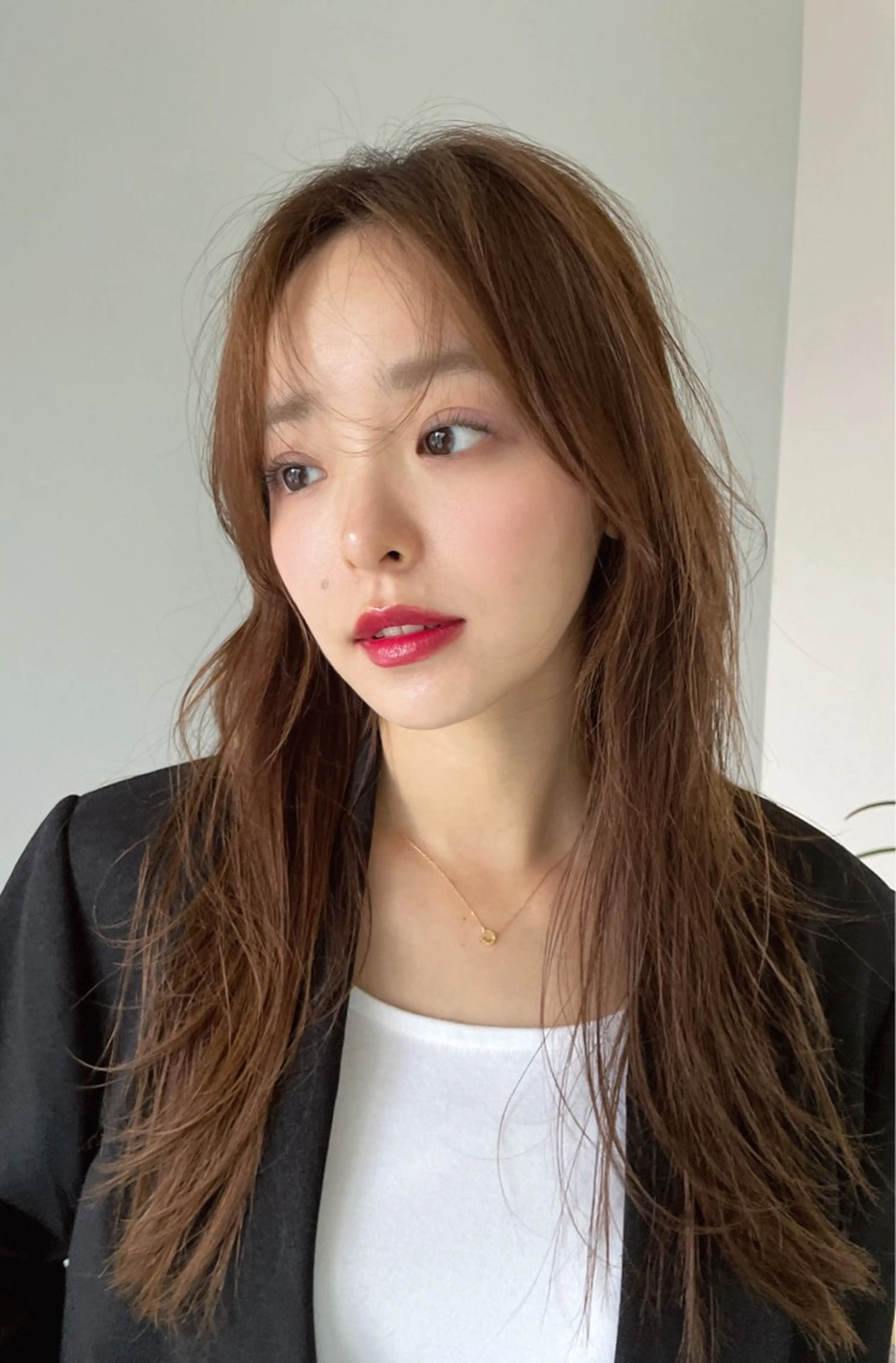 ロング カット 韓国レイヤー/透明感 /髪質改善/アジキのヘアスタイル