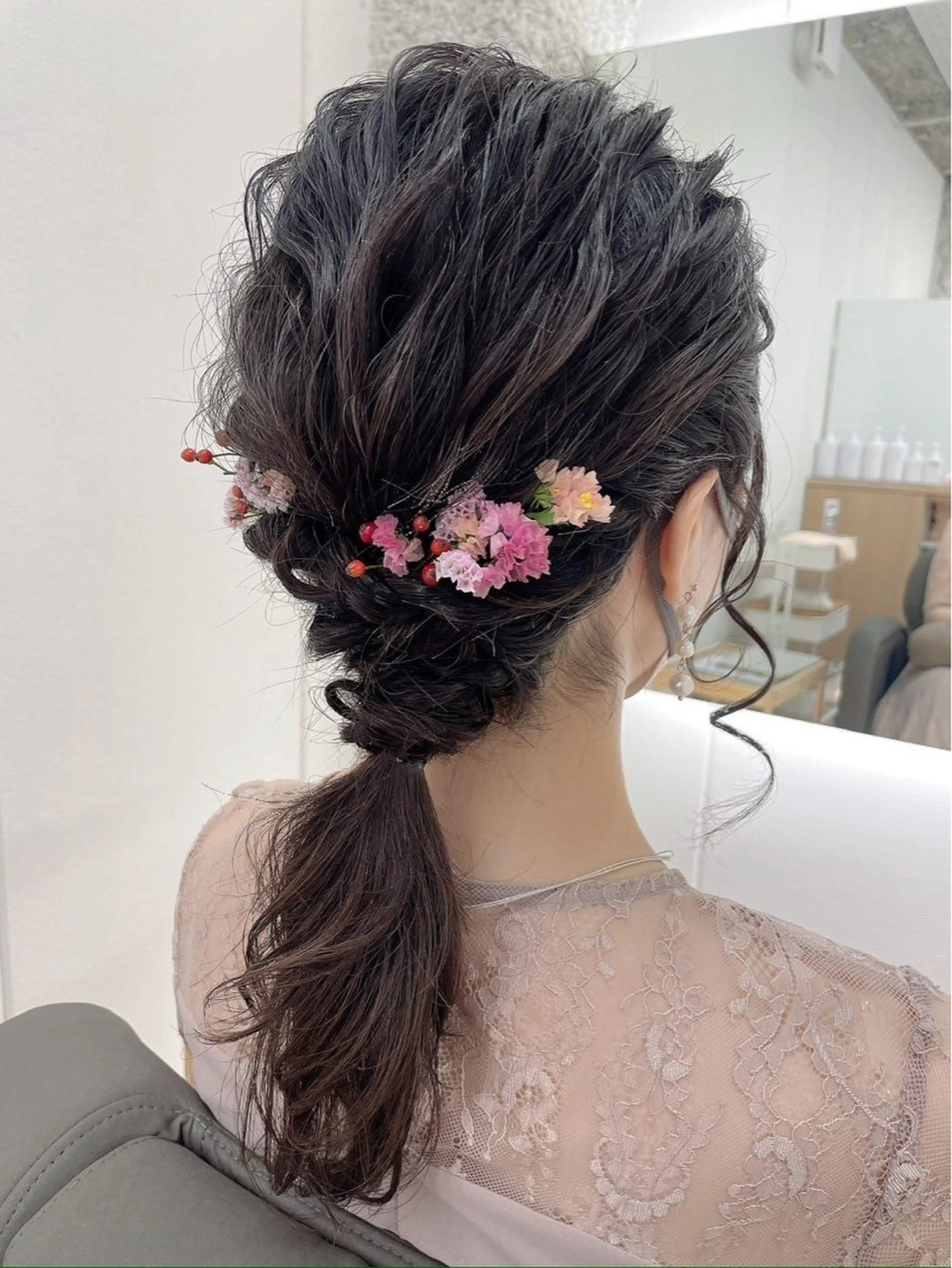 ヘアアレンジ 🌸花屋併設🌸寺島 秀美のヘアスタイル