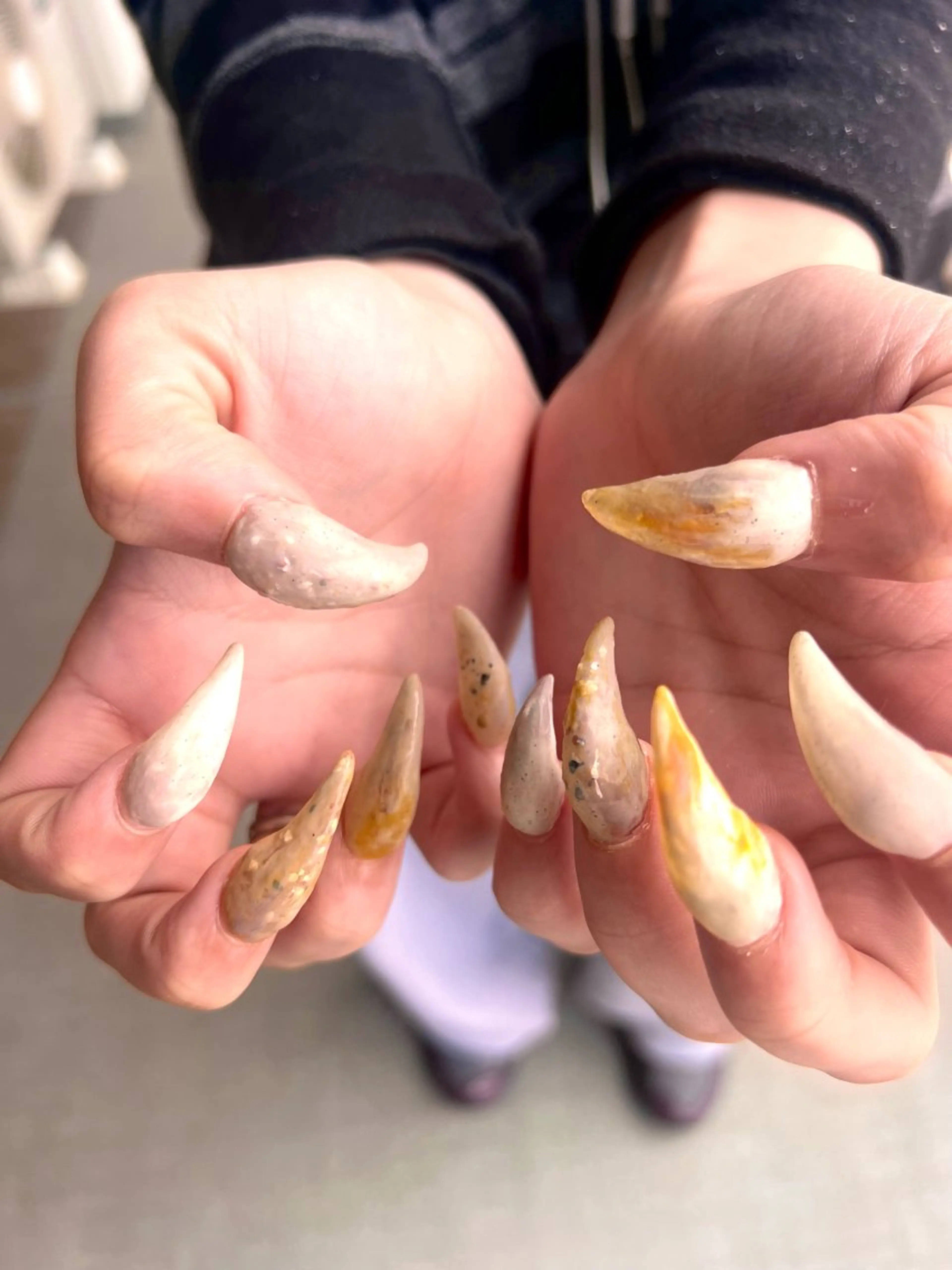 ネイル ロングネイル ハンドネイル 中村 翠のネイルデザイン