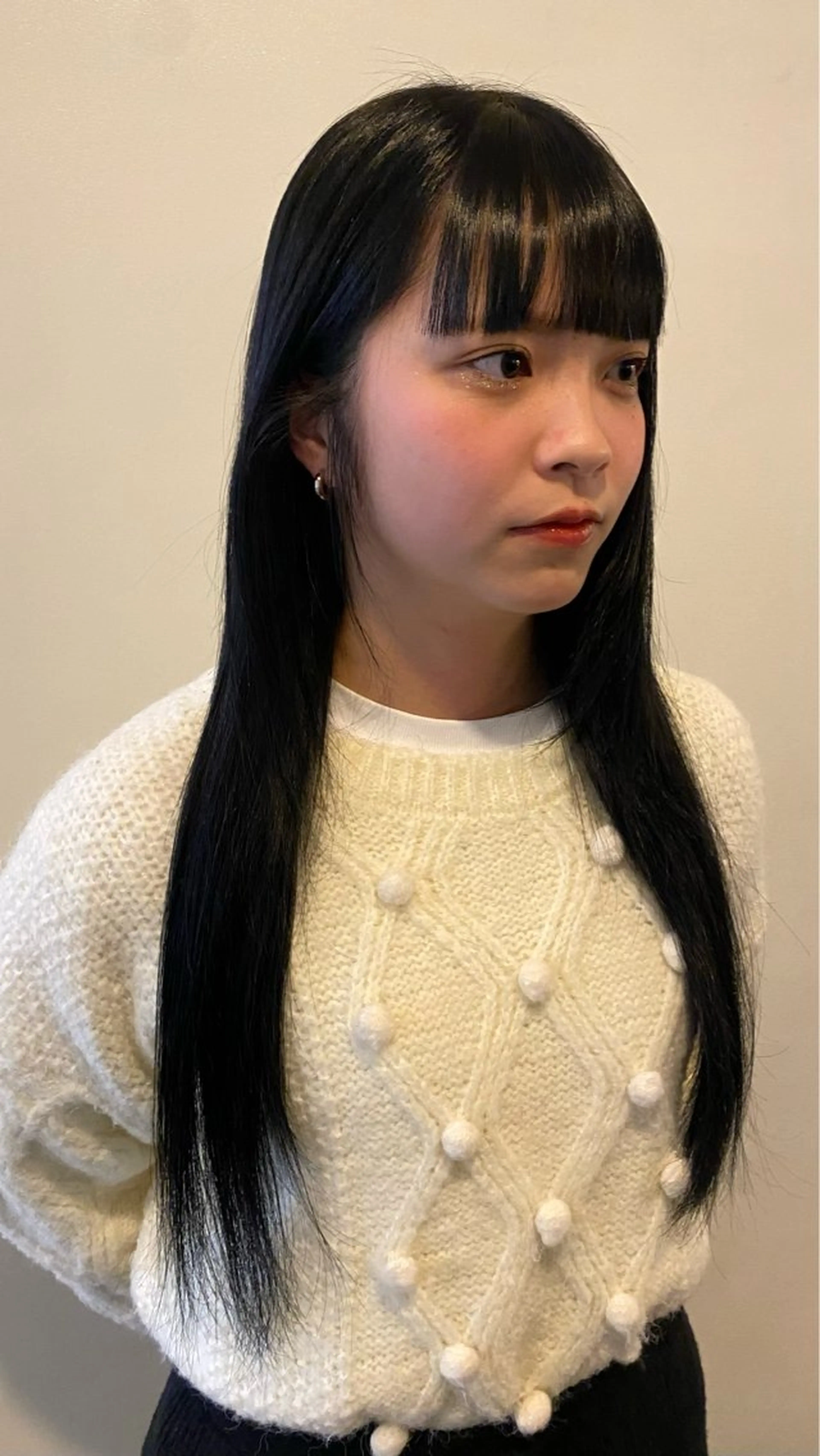 ロング カラー カット 縮毛矯正 髪質改善/レイヤー カット/イソヤトモのヘアスタイル