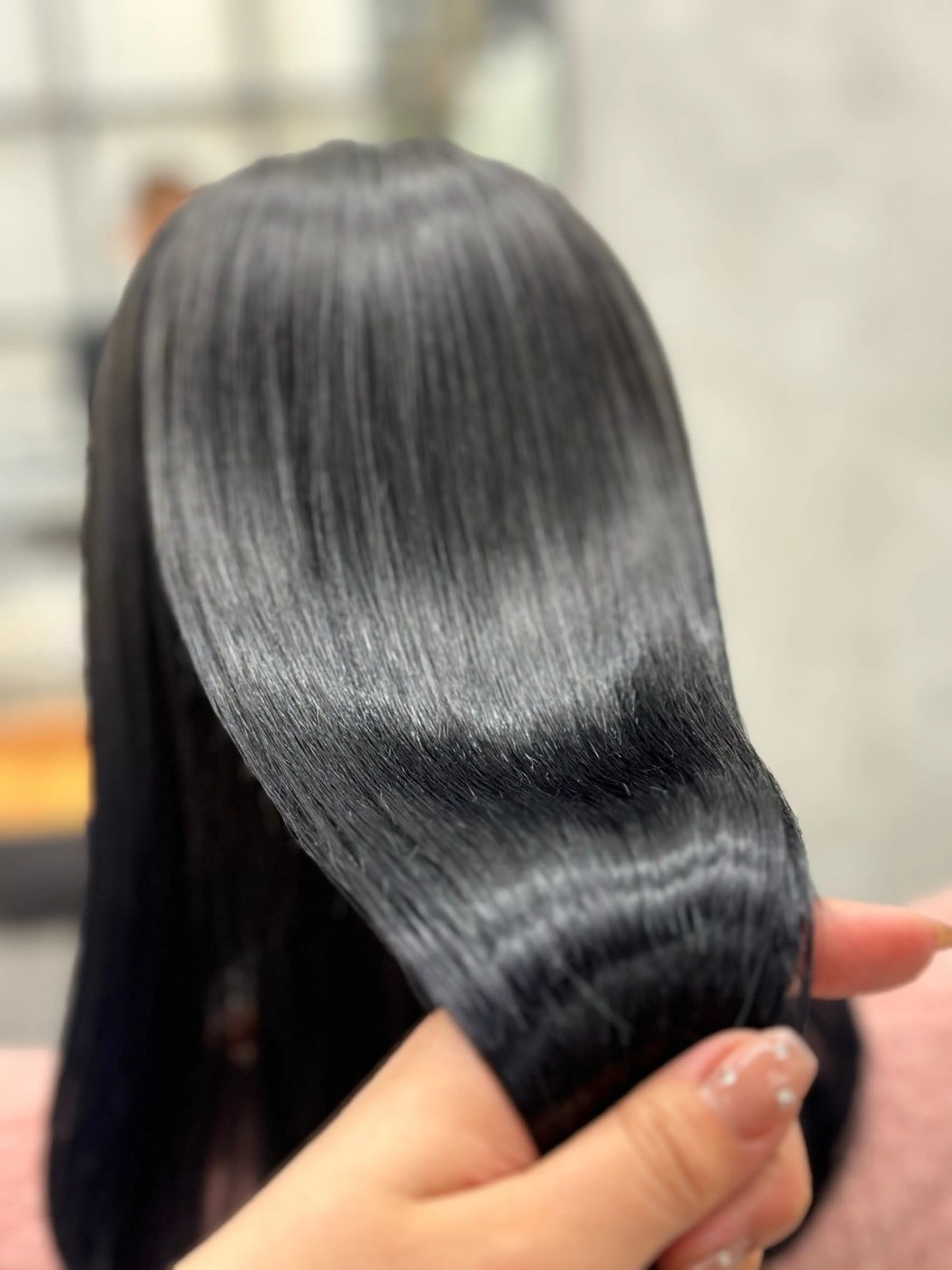 ロング カラー 髪質改善 縮毛矯正 トリートメント ヘアカラー 縮毛矯正 トリートメント すぐ巻ける縮毛矯正 🍀勝倉　麗のヘアスタイル