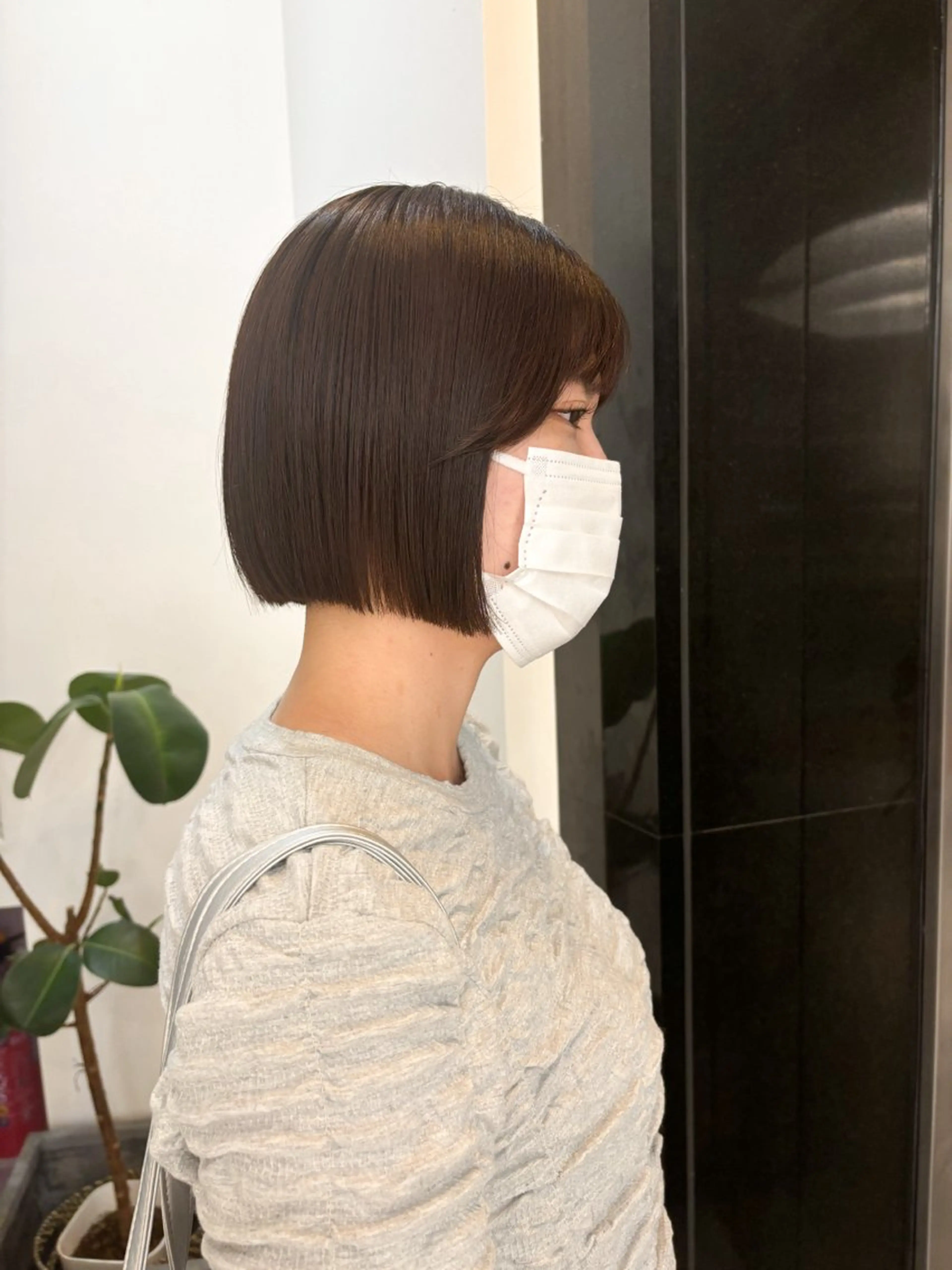 ショート ボブ ばんちなつ / ボブ/透明感カラーのヘアスタイル