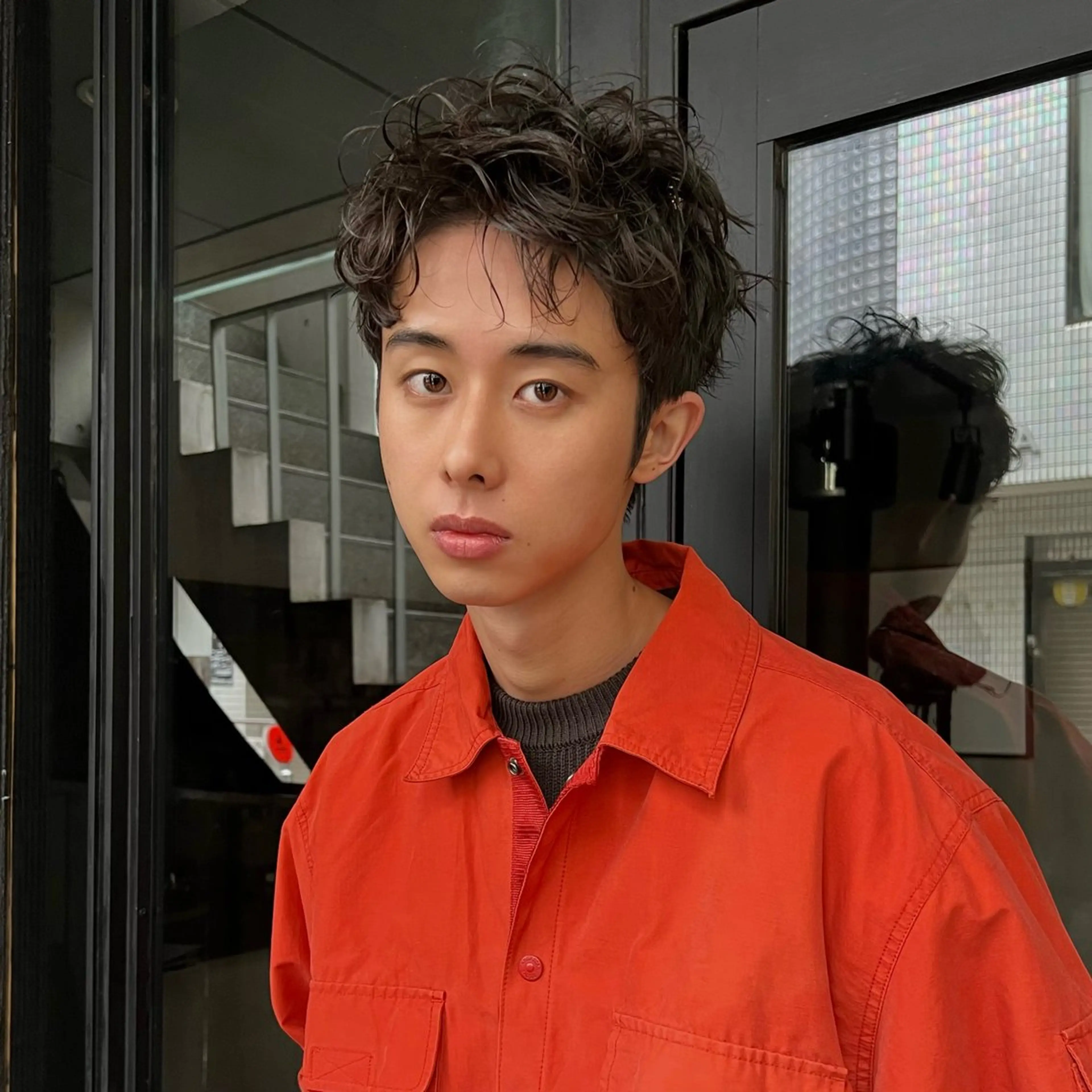 ショート パーマ メンズ カット パーマ スパイキーショート/ メンズヘア/hugeのヘアスタイル