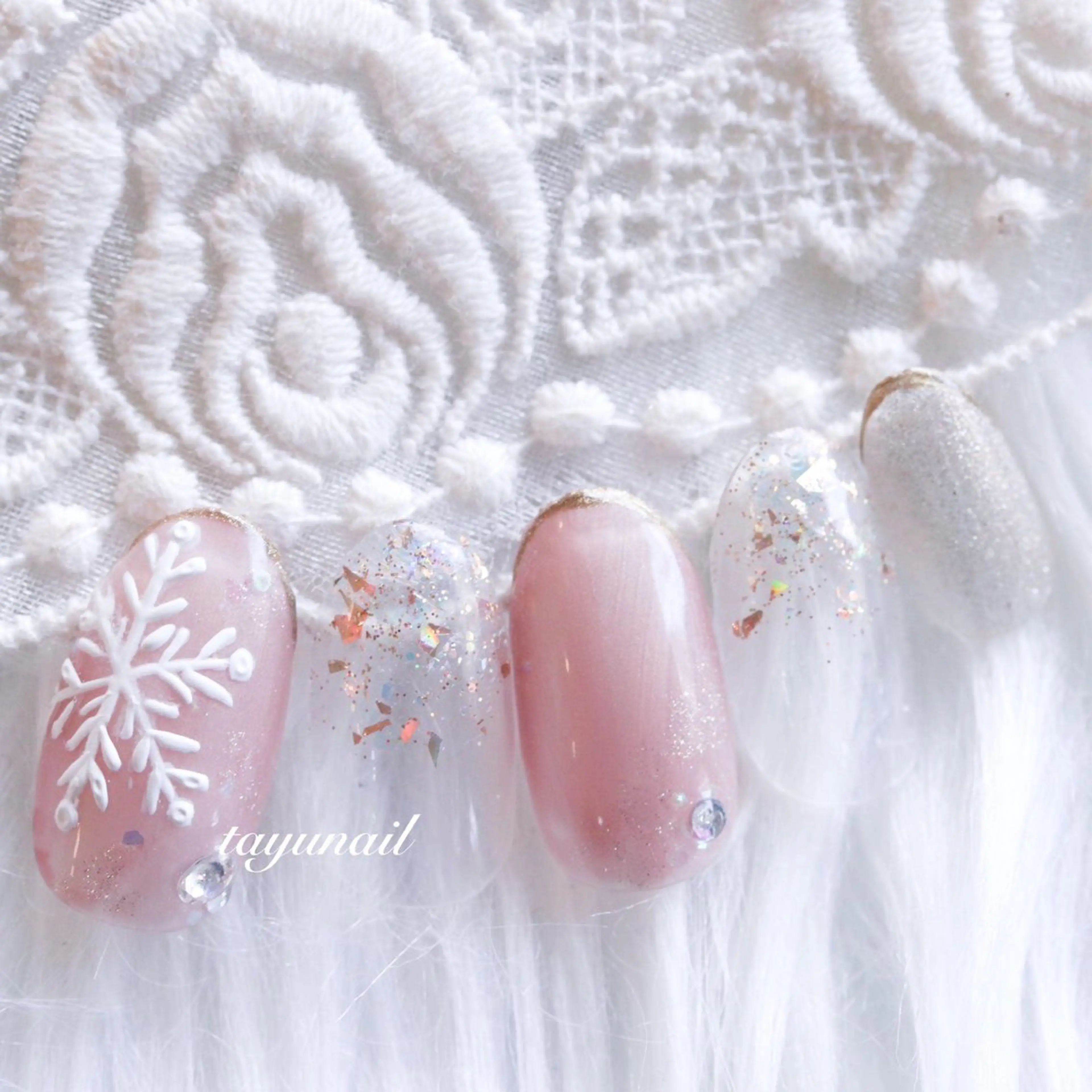 ネイル アートネイル ジェルネイル パラジェル ハンドネイル ネイルサロン 【たゆnail】のネイルデザイン