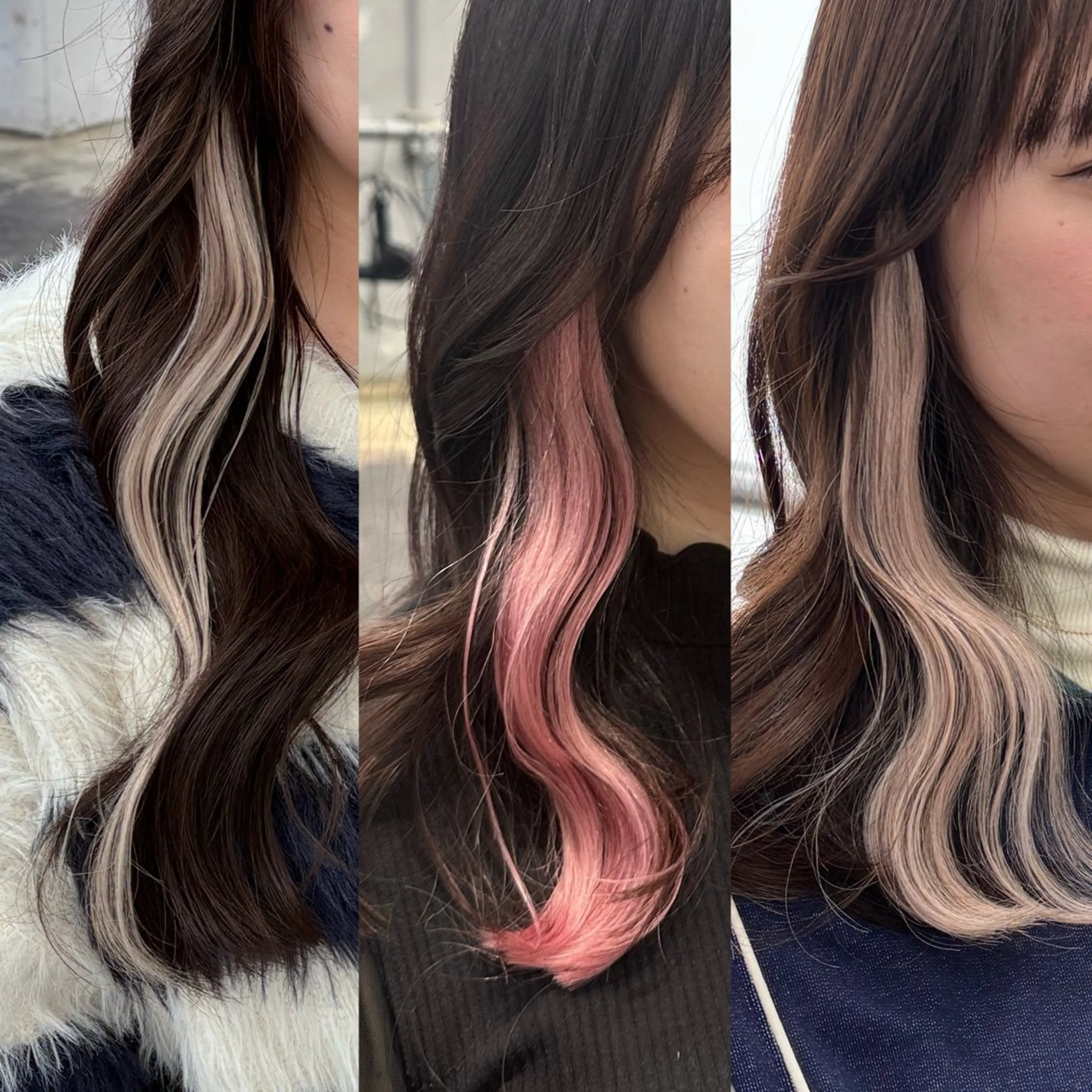 ロング カラー ヘアアレンジ エクステ エクステ ヘアセット 🎀モテ暖色× エクステ🎀あかりのヘアスタイル