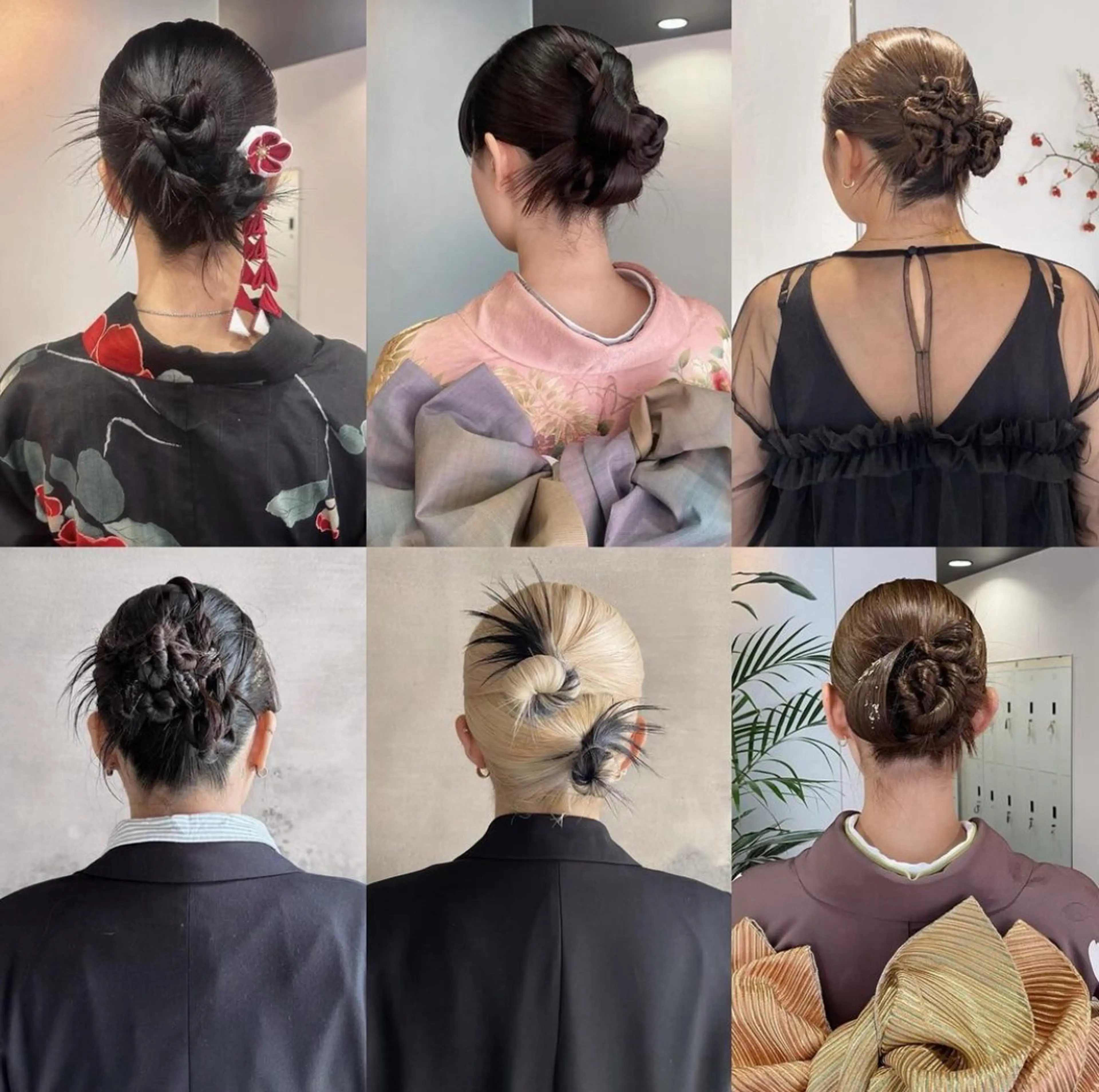 ロング ヘアアレンジ 暖色カラー /ヘアアレンジ/花鈴のヘアスタイル