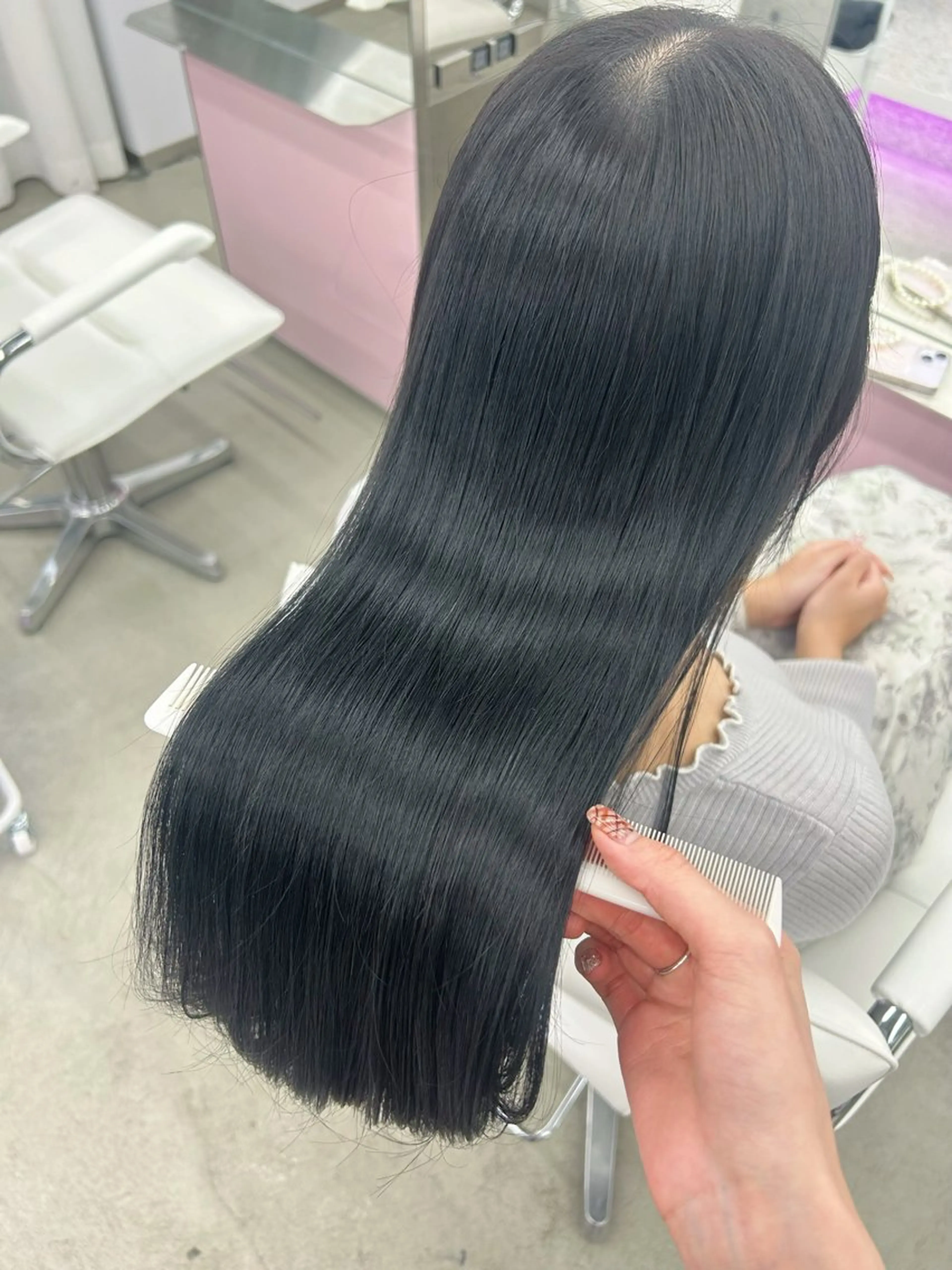 カラー トリートメント minori🤎 ナチュラル韓国ヘアのヘアスタイル