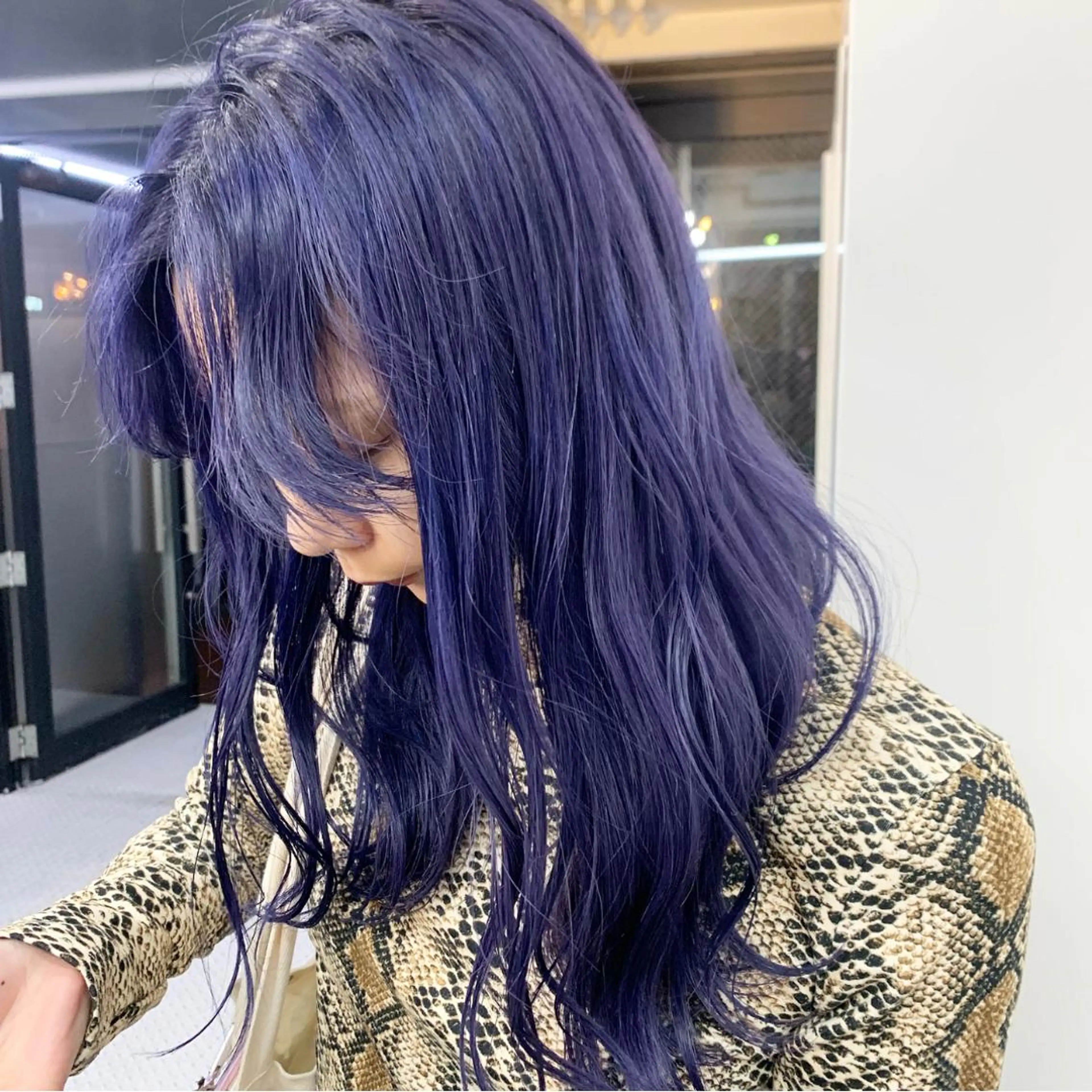 ロング カラー ヘアアレンジ ハイトーン/美髪矯正 🍃大江拓実のヘアスタイル