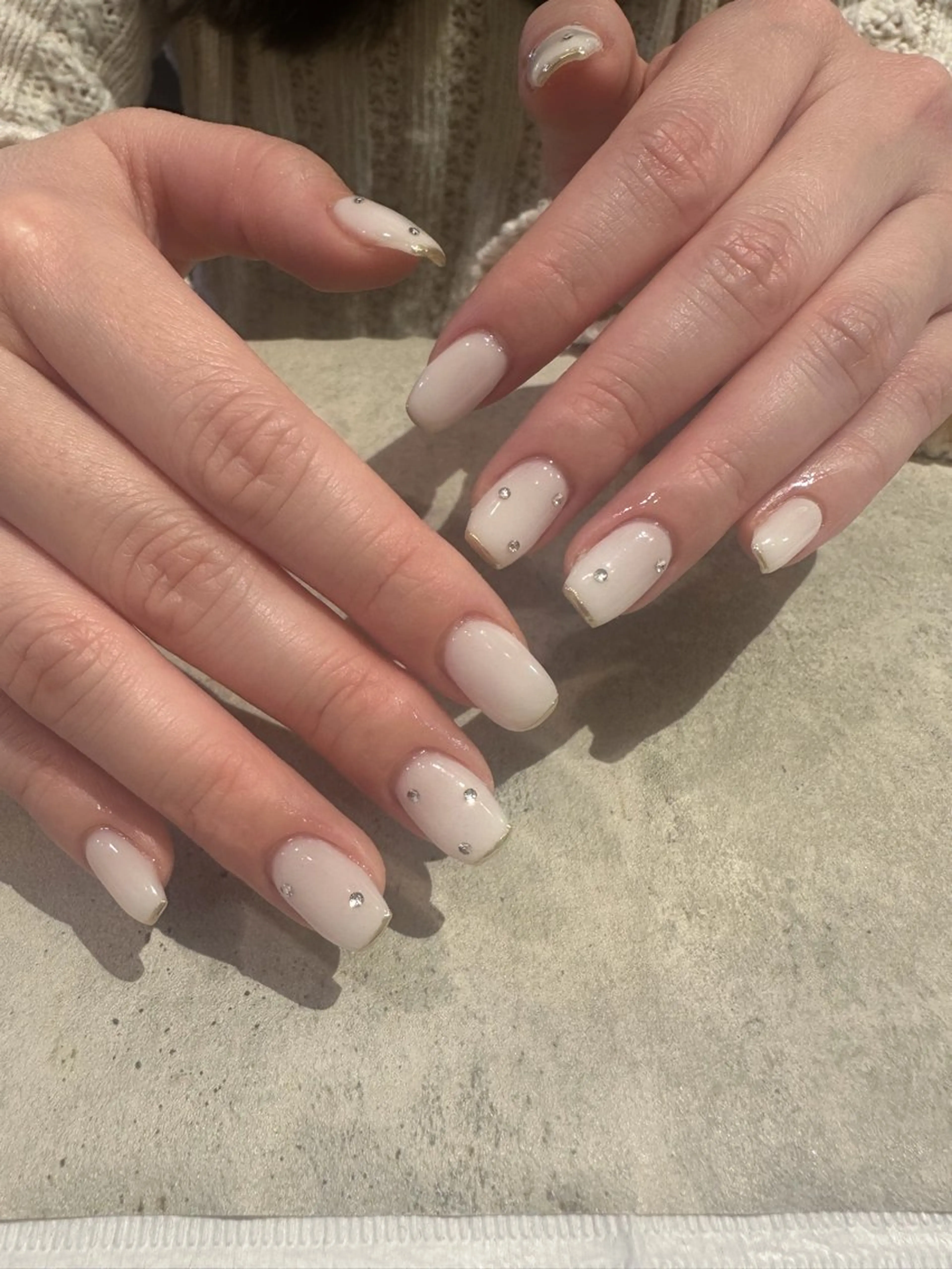 ネイル 持ち込み 豊島 波奈のネイルデザイン