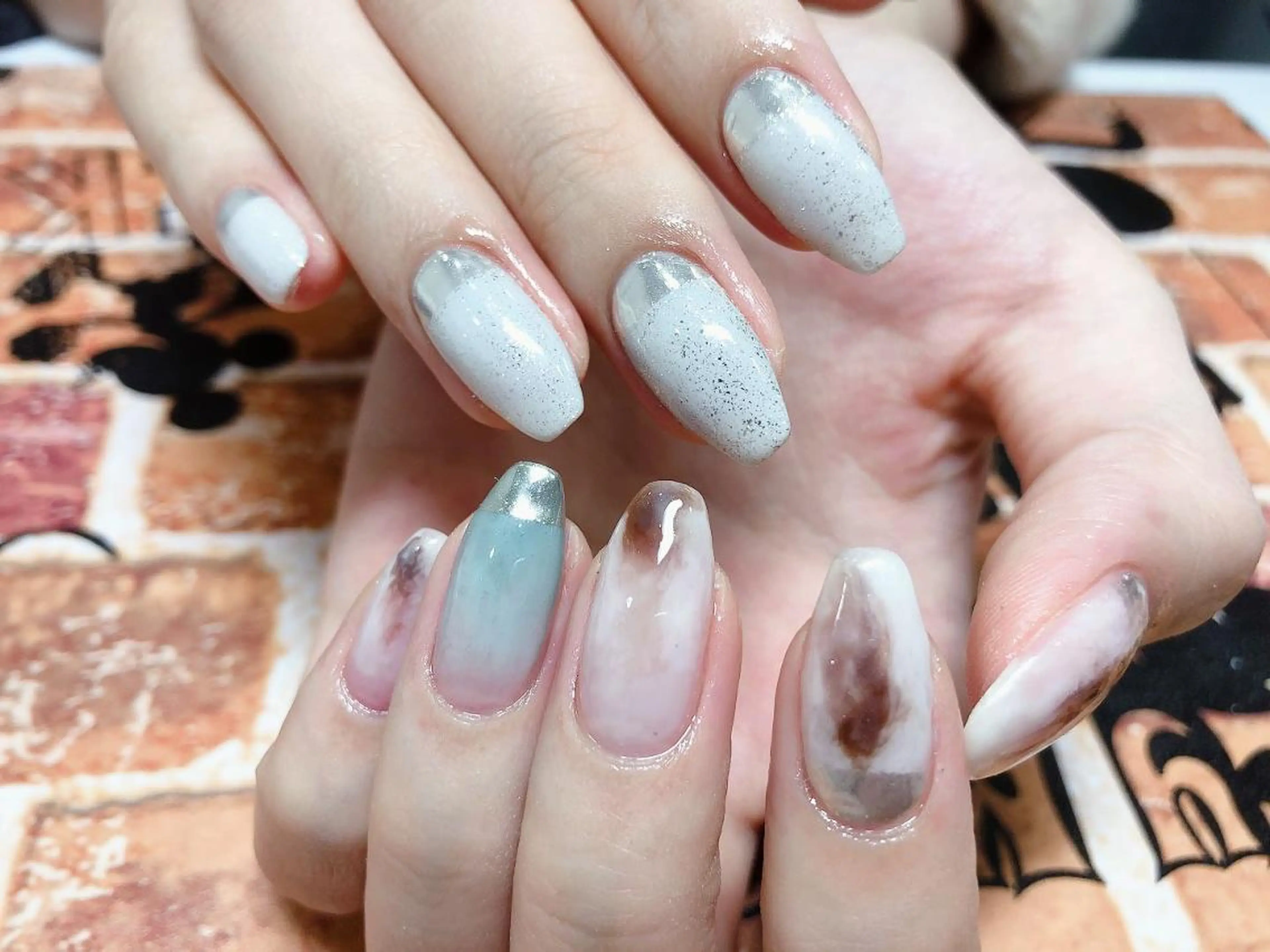 ネイル AB マツエクネイルサロンのネイルデザイン