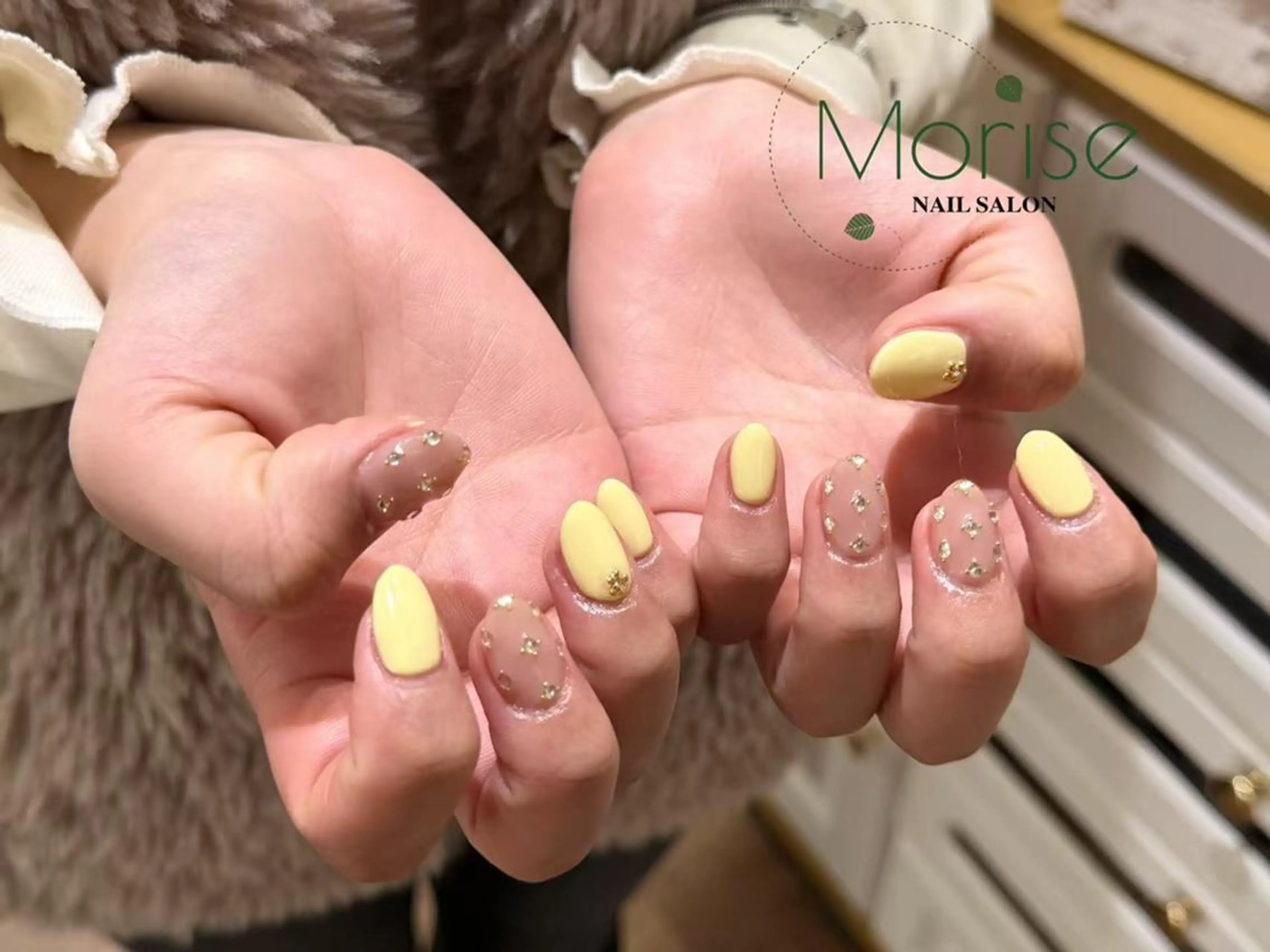 ネイル 長さ出し フレンチネイル ジェルネイル ガラスフレンチ 韓国ネイル MoriseNail Jr研修💜イシダのネイルデザイン