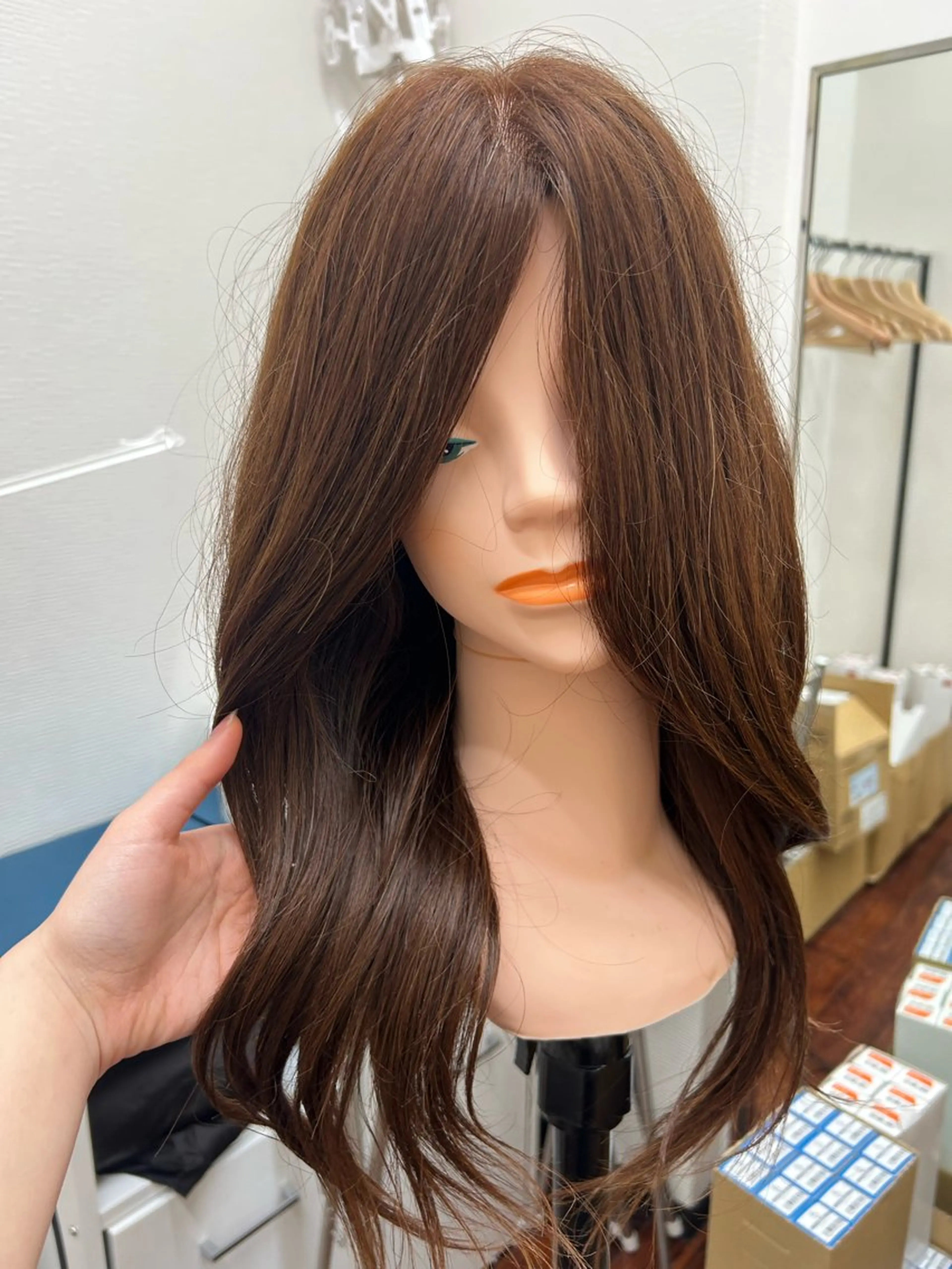 ロング ヘアアレンジ ヨシンモリ 佐藤 光華/カラーモデルのヘアスタイル