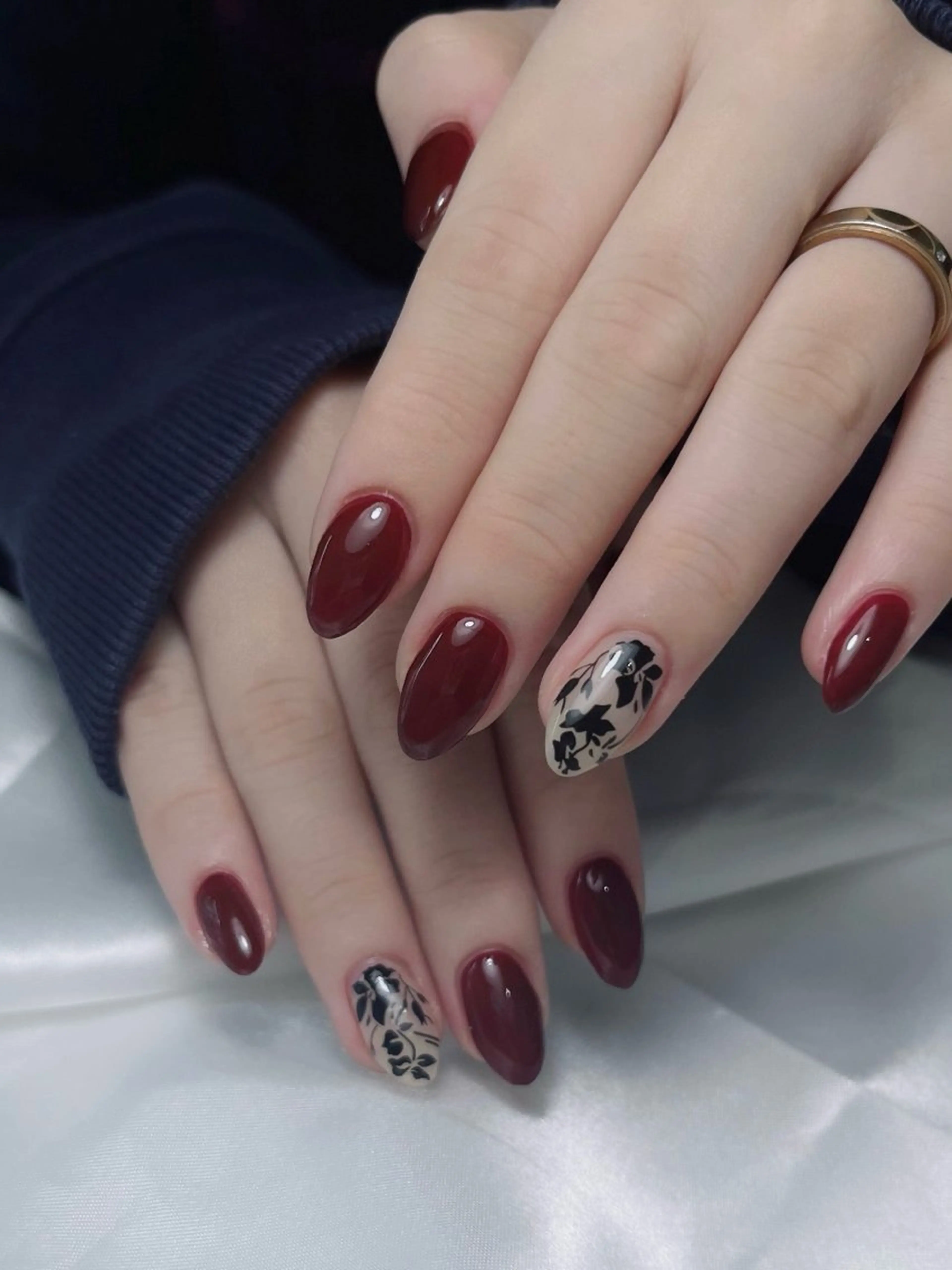 ネイル アートネイル ボルドー ジェルネイル 持ち込み パラジェル SHIERI nailのその他イメージ