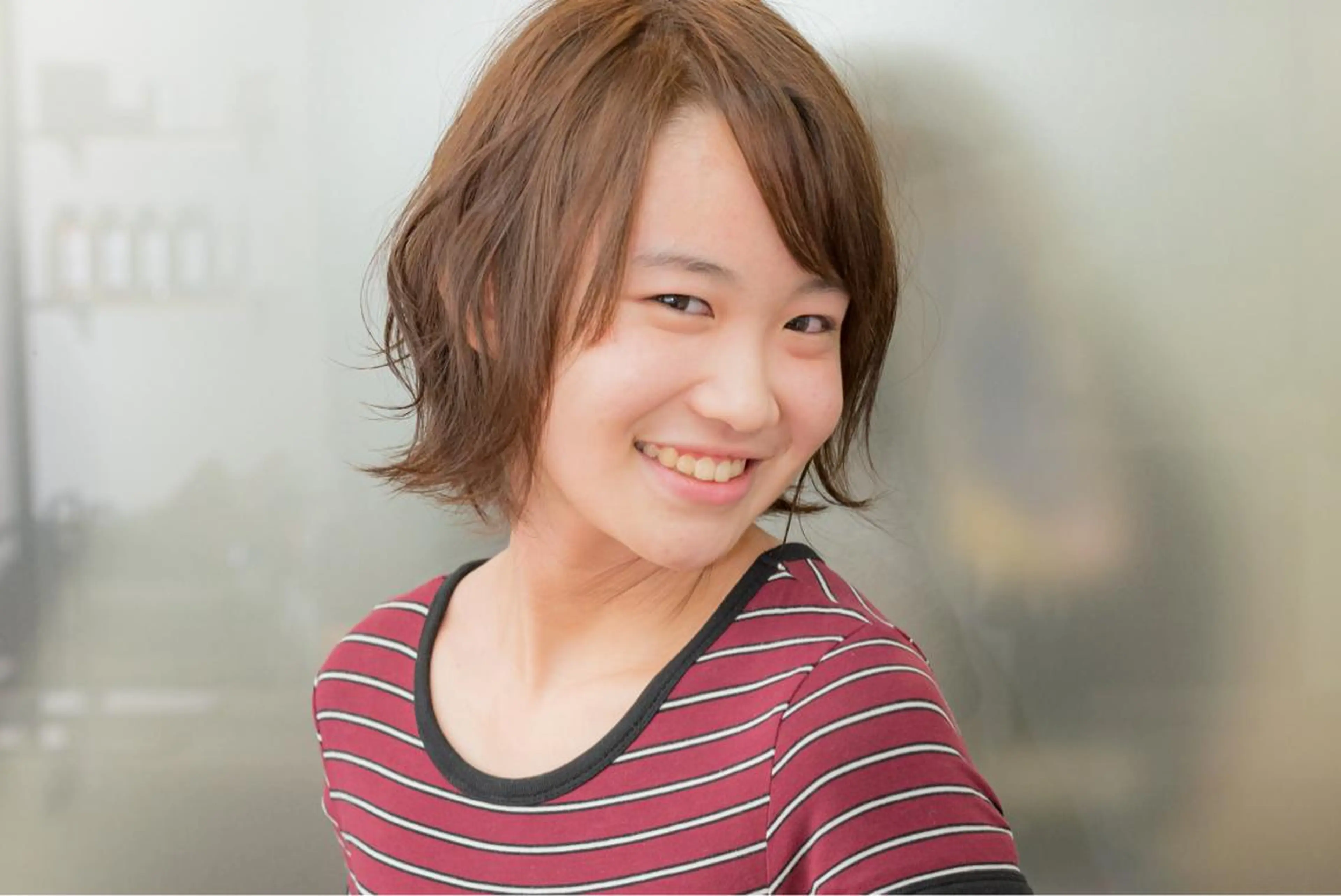 ショート カラー 斜めバング 似合わせカット a.Pecslap/ TERUのその他イメージ