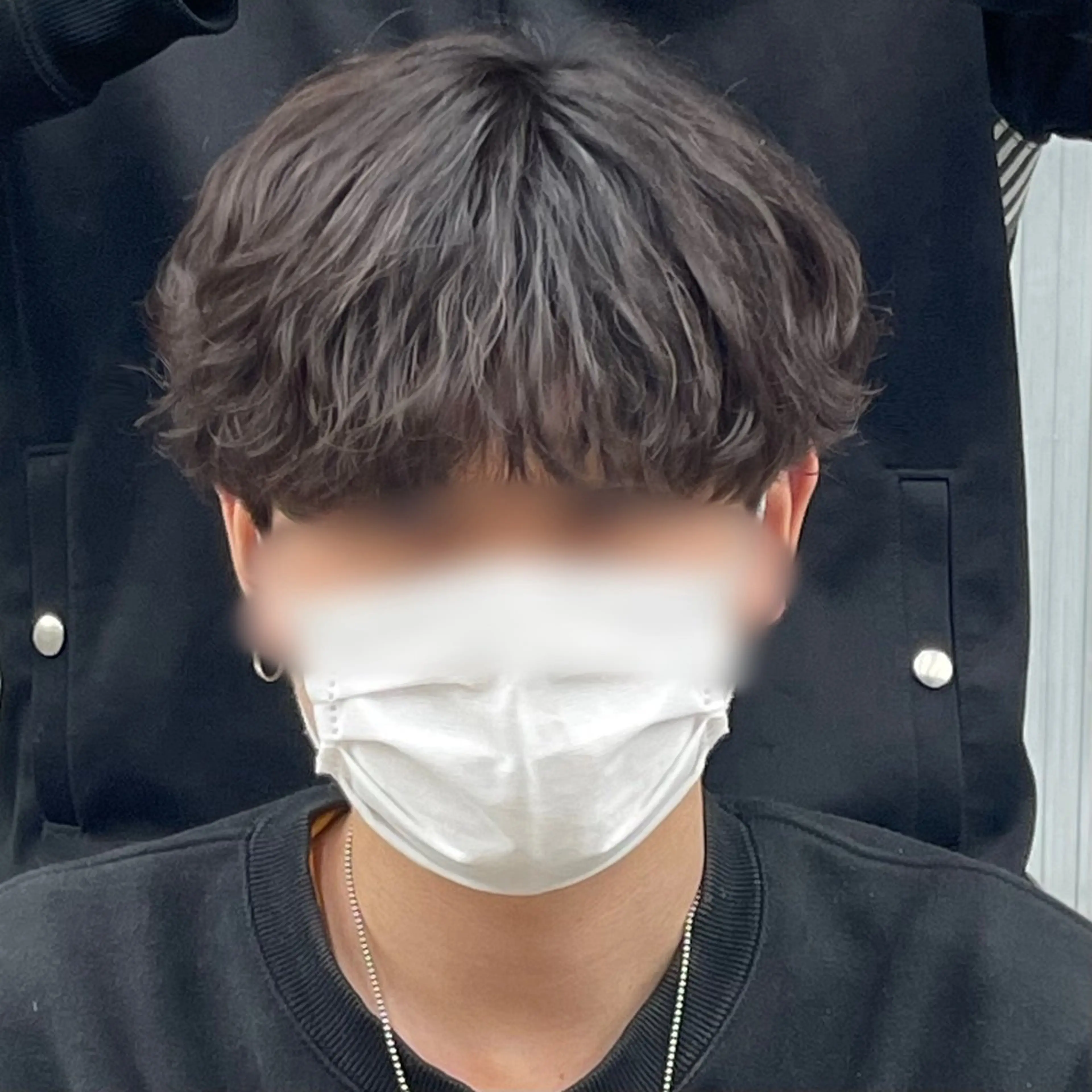 ショート パーマ メンズ マッシュ メンズパーマ シースルーマッシュ メンズツイストパーマ 波巻きパーマ カット パーマ 石井 光星のヘアスタイル